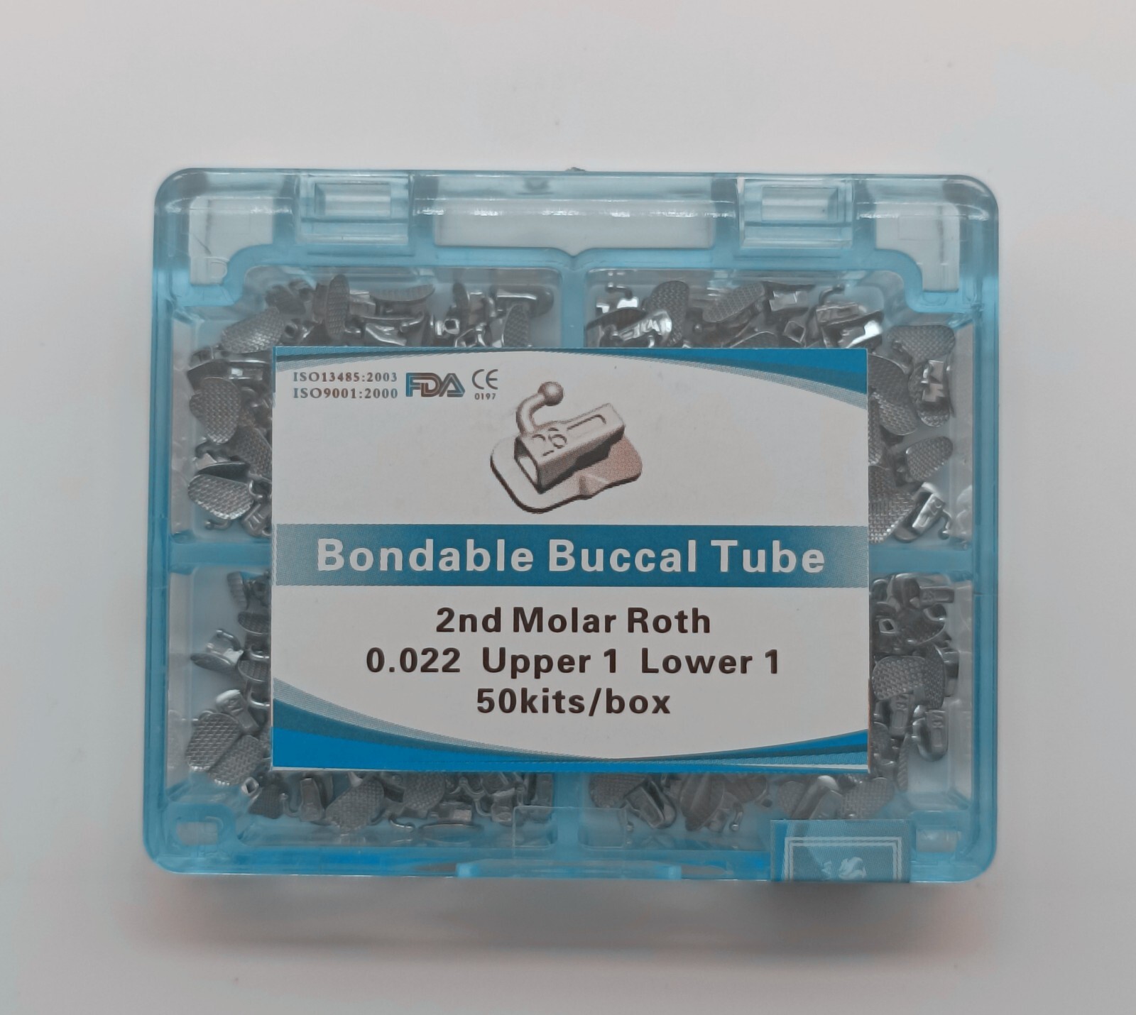 Dental Orthodontic Buccal Tubes 1st 2nd Molar Tube Roth MBT 022 Bondable