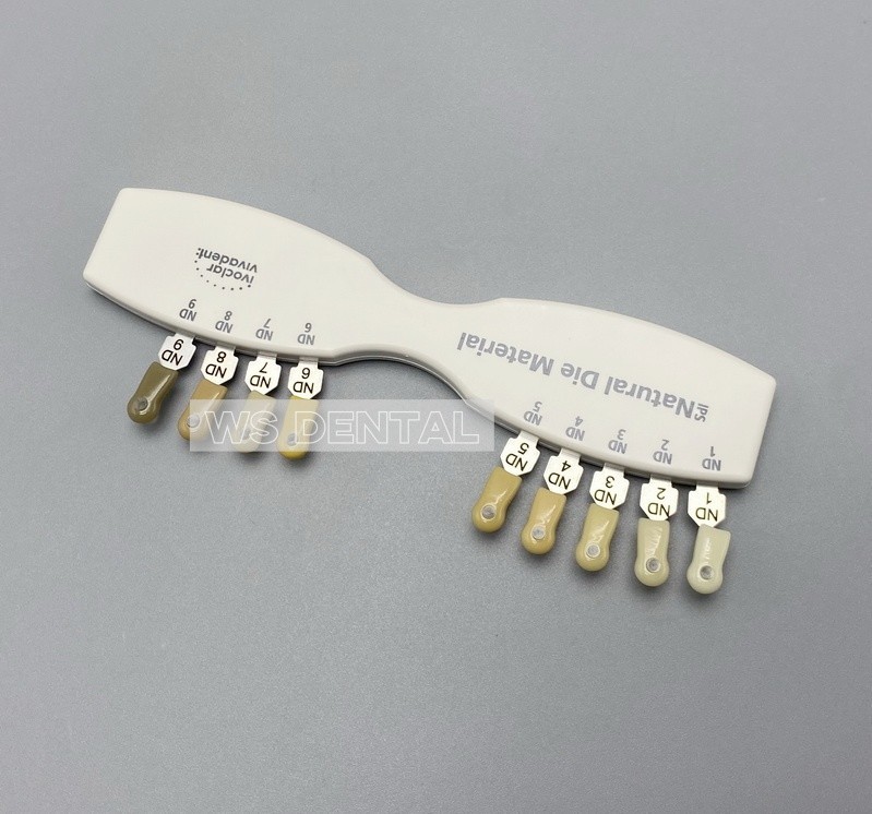 Dental IPS Natural Die Material Shade Guide Ivoclar Vivadent ND1-9 Abutment 1set