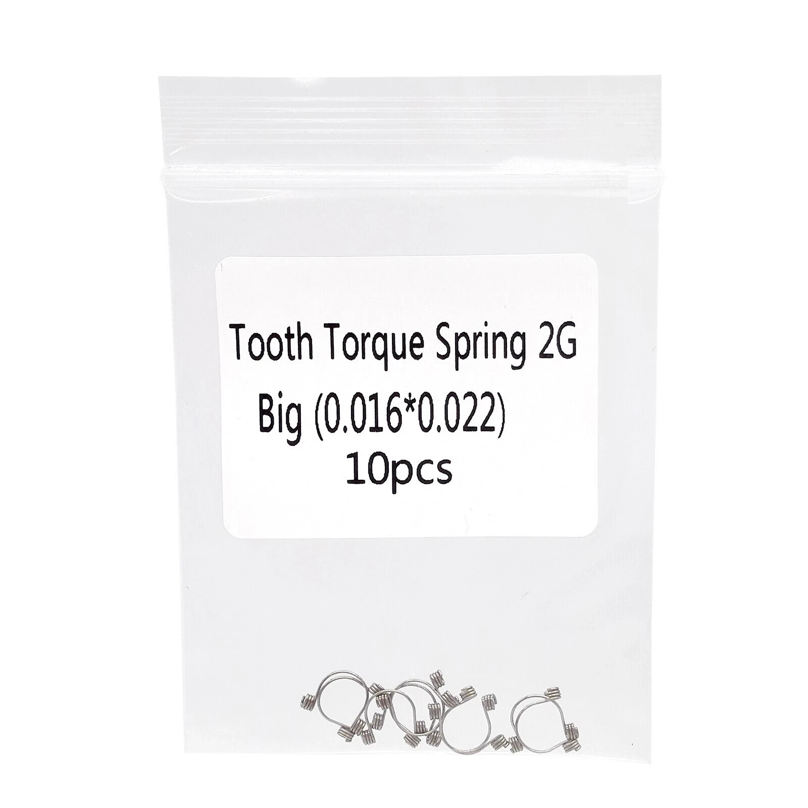 10Pcs/Bag Dental Ortho Anterior Teeth Torquing Spring Rectangular Wire S/M/L