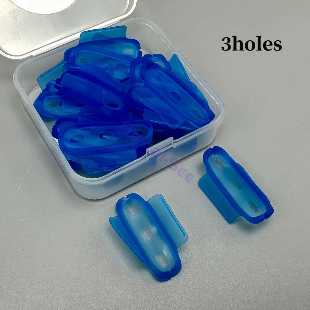 Dental Mini Dam Rubber Clamp Holder Gingival Guard Silicon Clips Autoclavable
