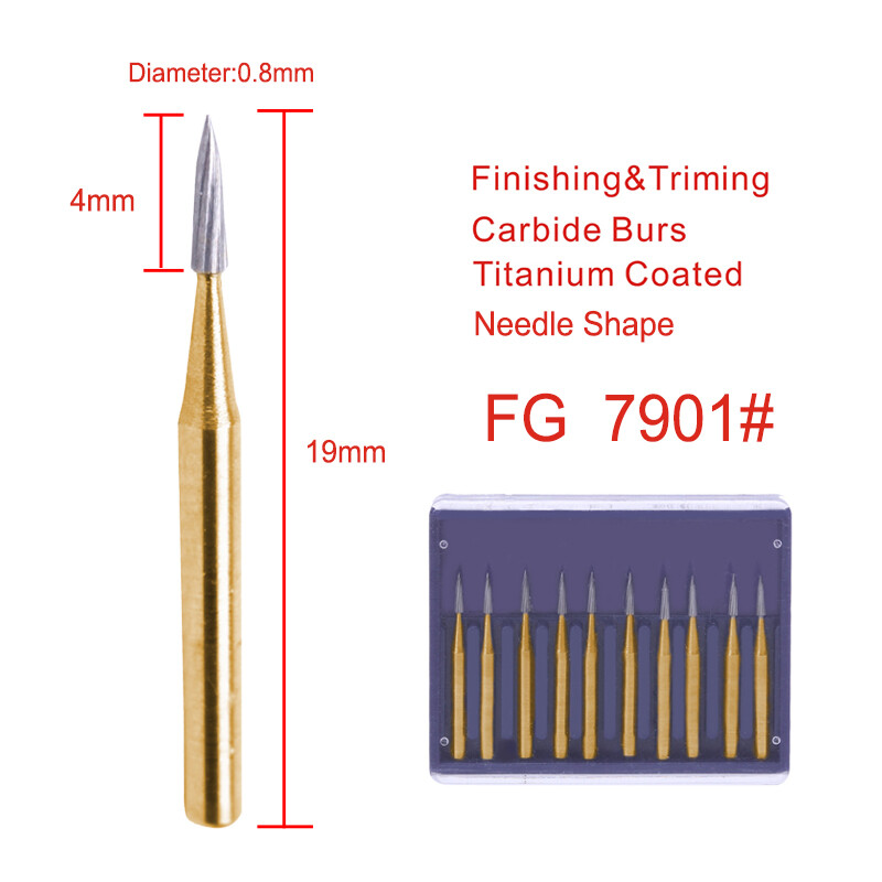 AZDENT Dental Tungsten Carbide Tungsten Steel Burs for High Speed Handpiece