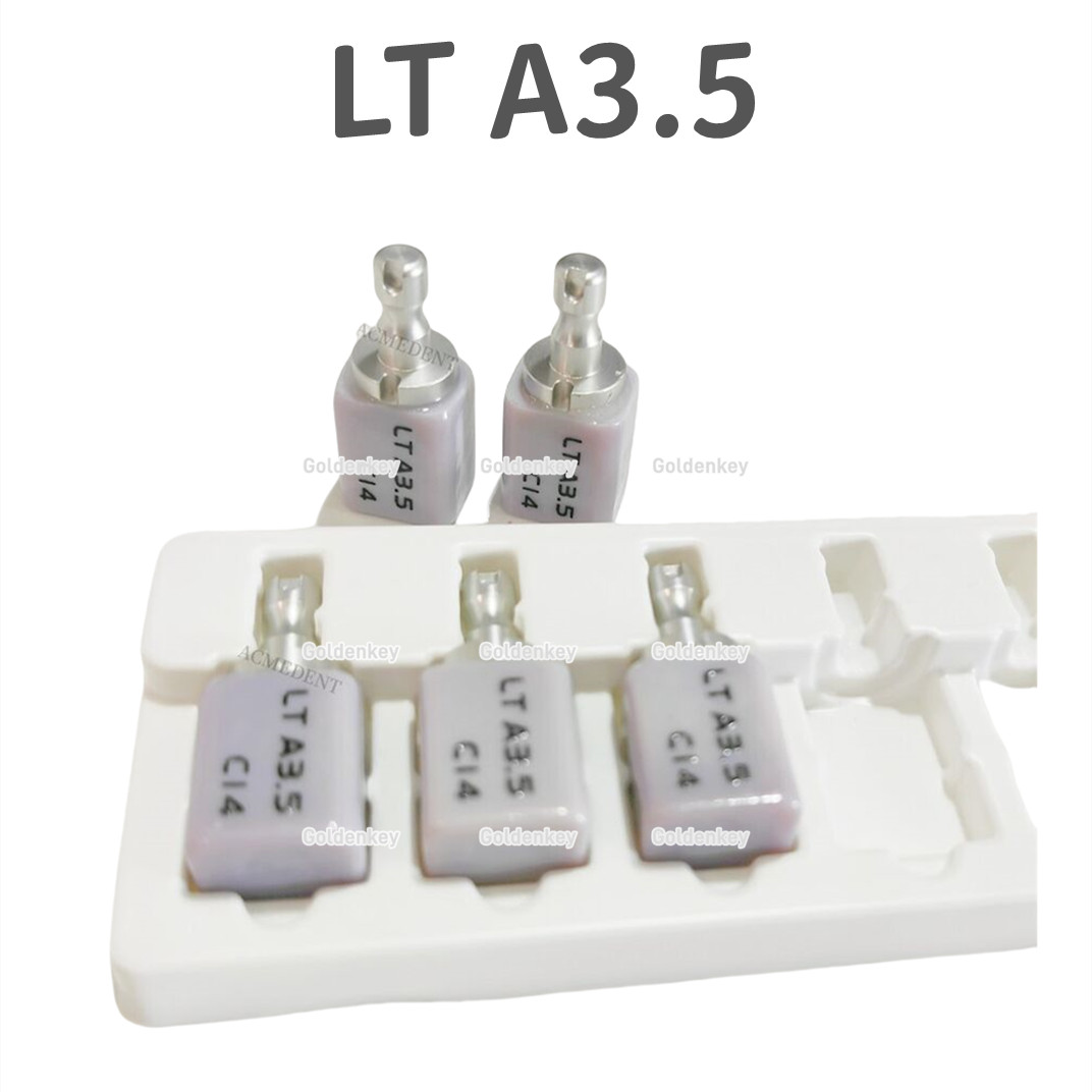 5Pcs/Box C14 Dental Glass Ceramic Lithium Dislicate Blocks Cerec CAD CAM