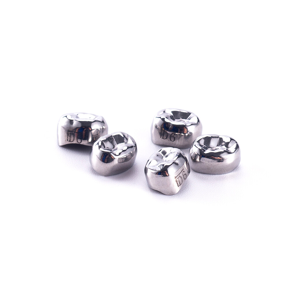 Pediatric Stainless Steel Primary Molar Crowns 5/48/96pc Dental Kids Restoration