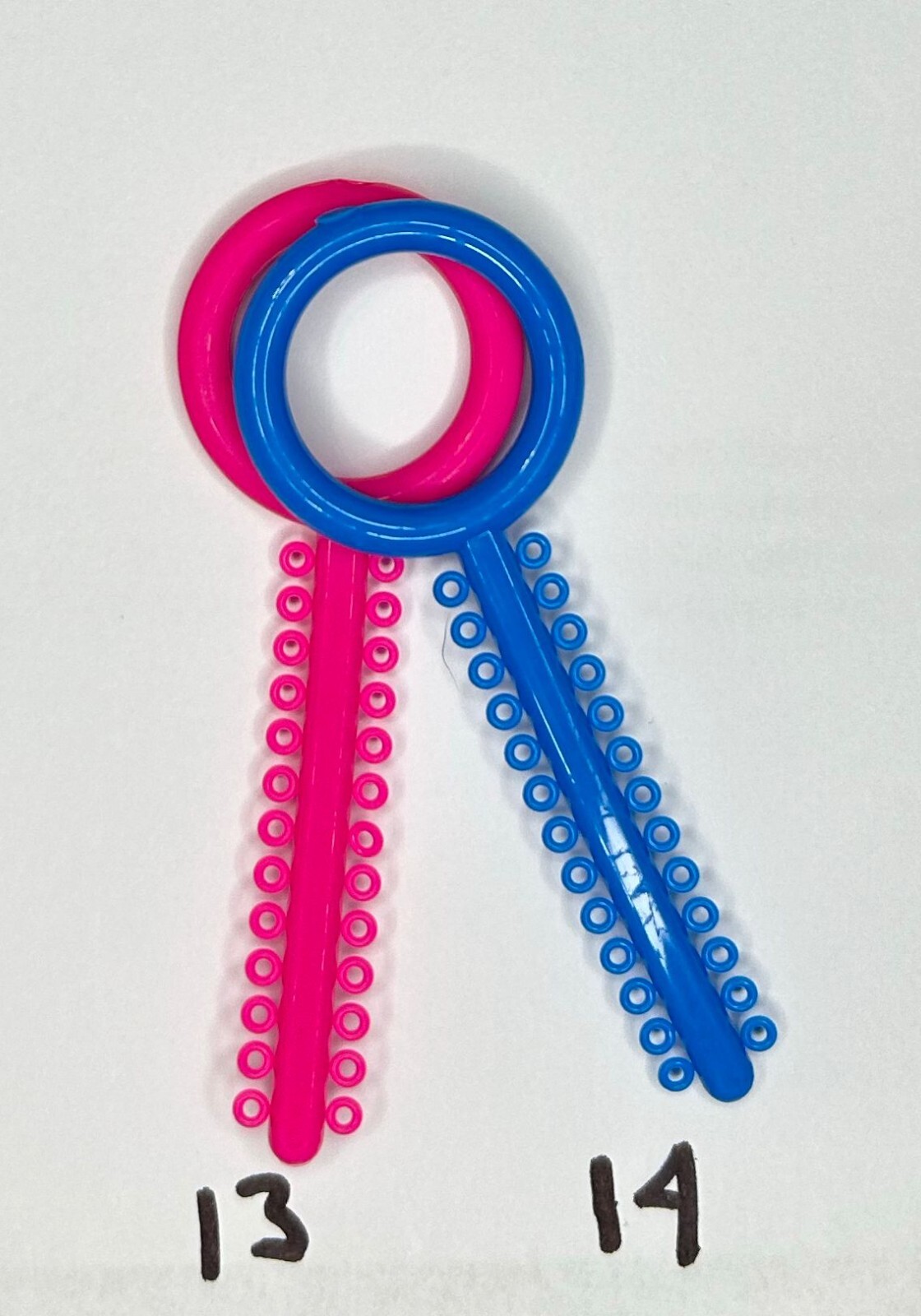 Dental Orthodontic Ligature Ties Elastic Rubber 1040 Pcs