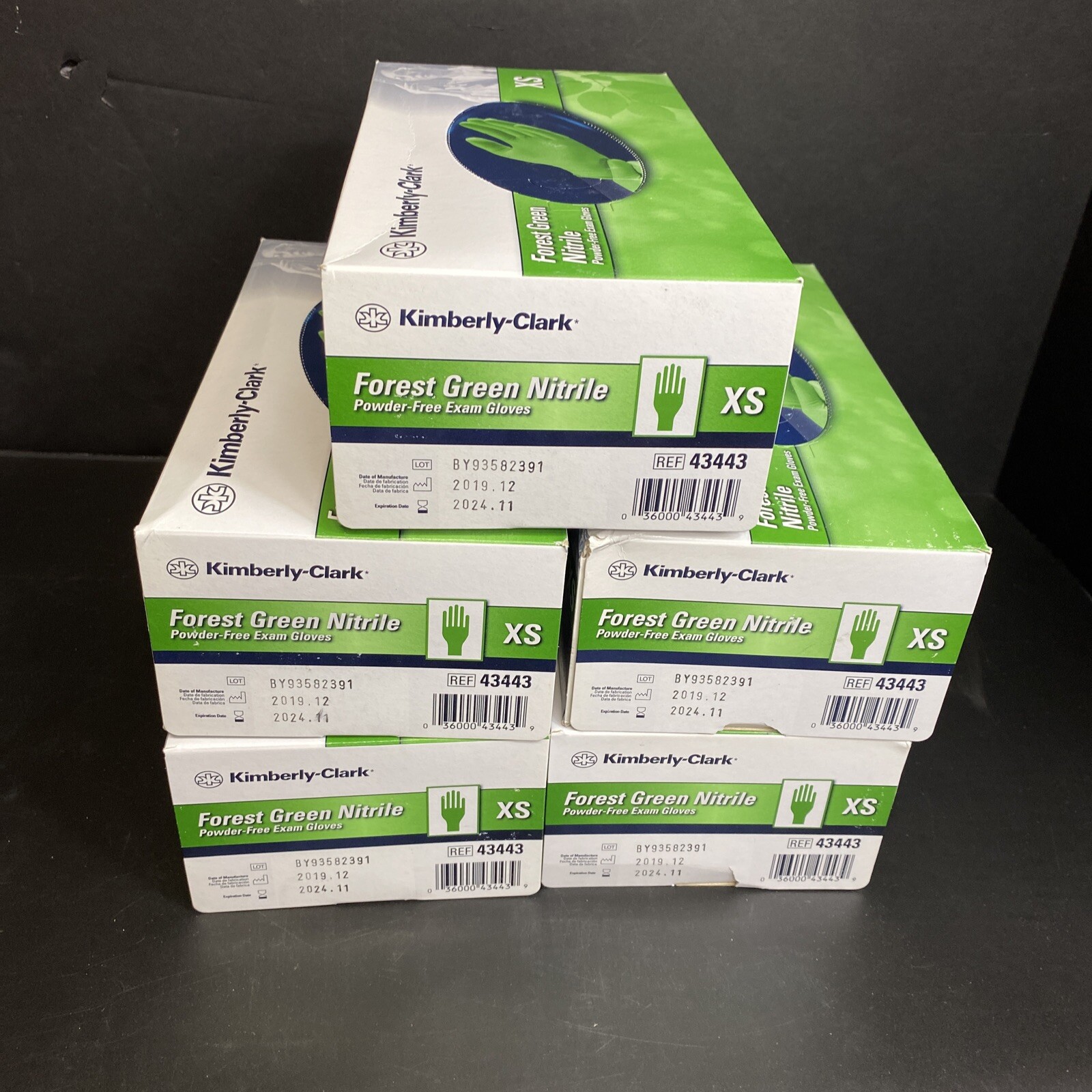 Kimberly-Clark Nitrile Gloves Extra Small 5 Boxes with 200 Gloves Each