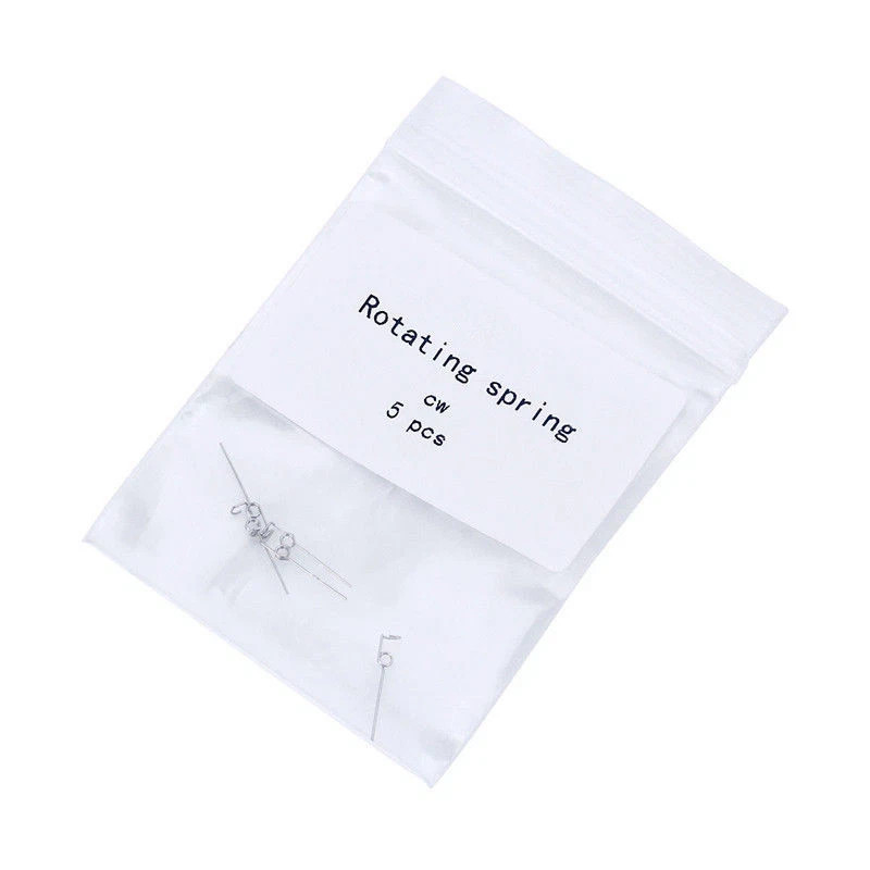 10 Pcs/Bag Orthodontic Dental Clockwise/Counterclockwise Rotating Spring Wire
