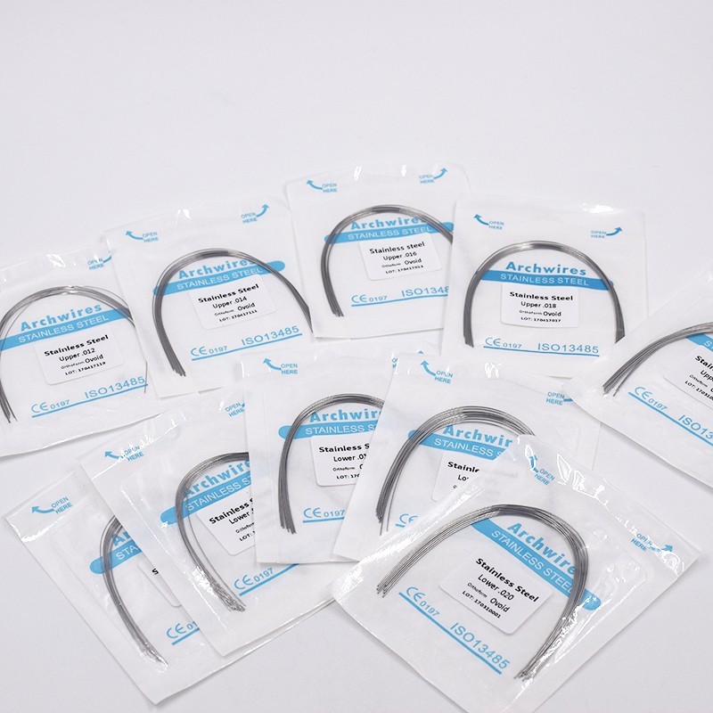 Dental Stainless Steel Arch Wire Round/Rectangular Ovoid/Natural/Square Form