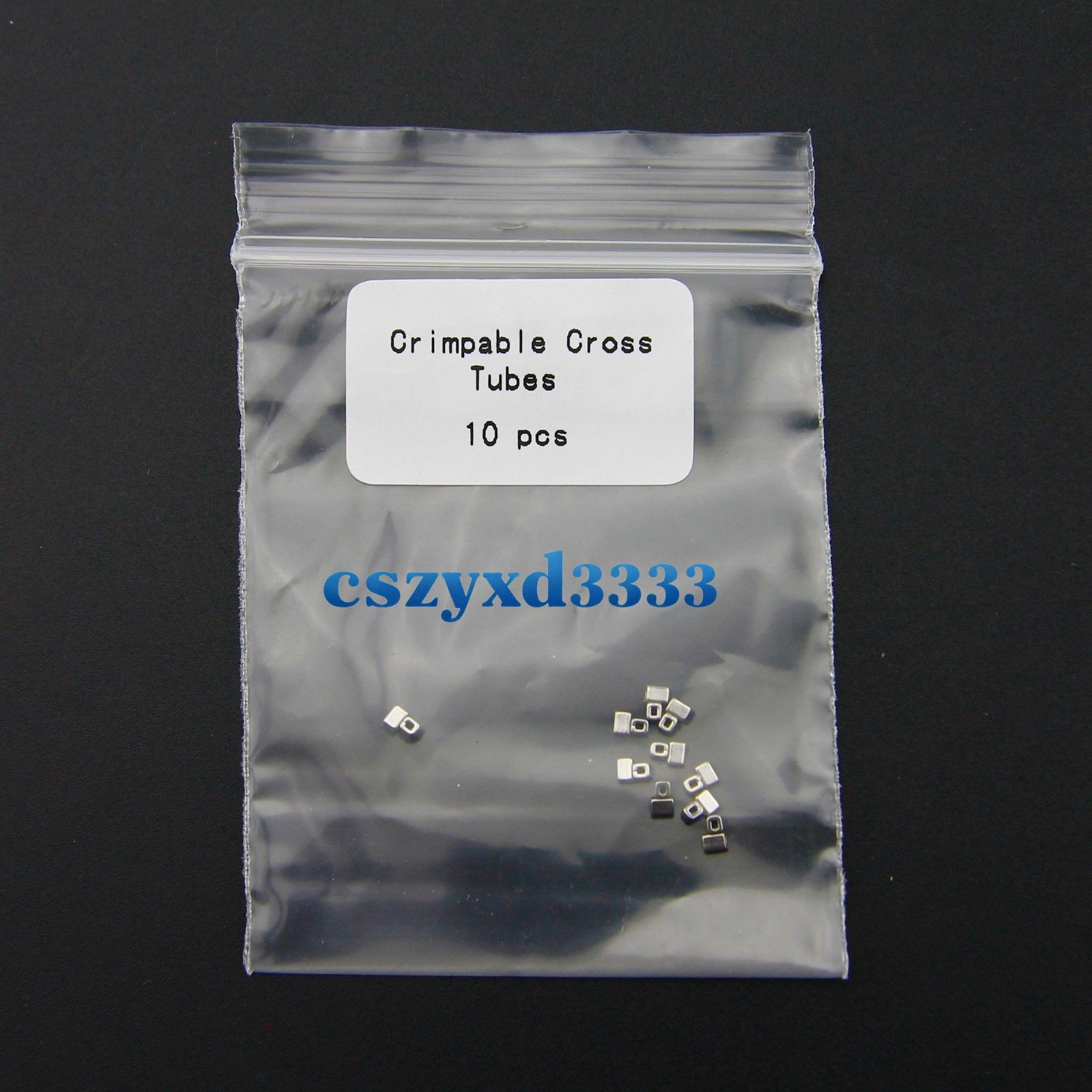 Dental Orthodontic Accessory Crimpable Hook Double Tube Cross Type 10pcs/bag