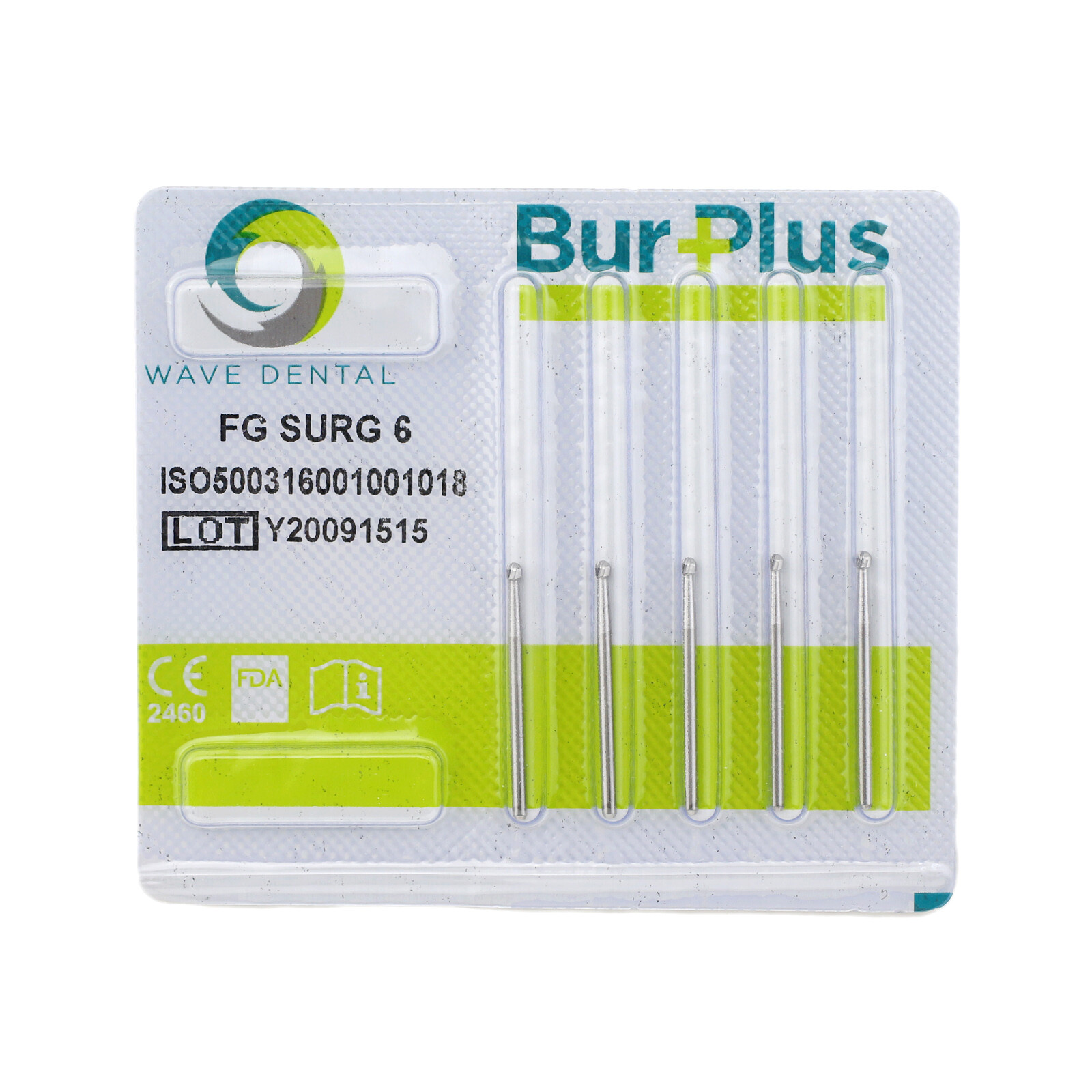 WAVE Dental Surgical Carbide Burs FG Round Bur Length 25mm #2 4 6 8 High Speed