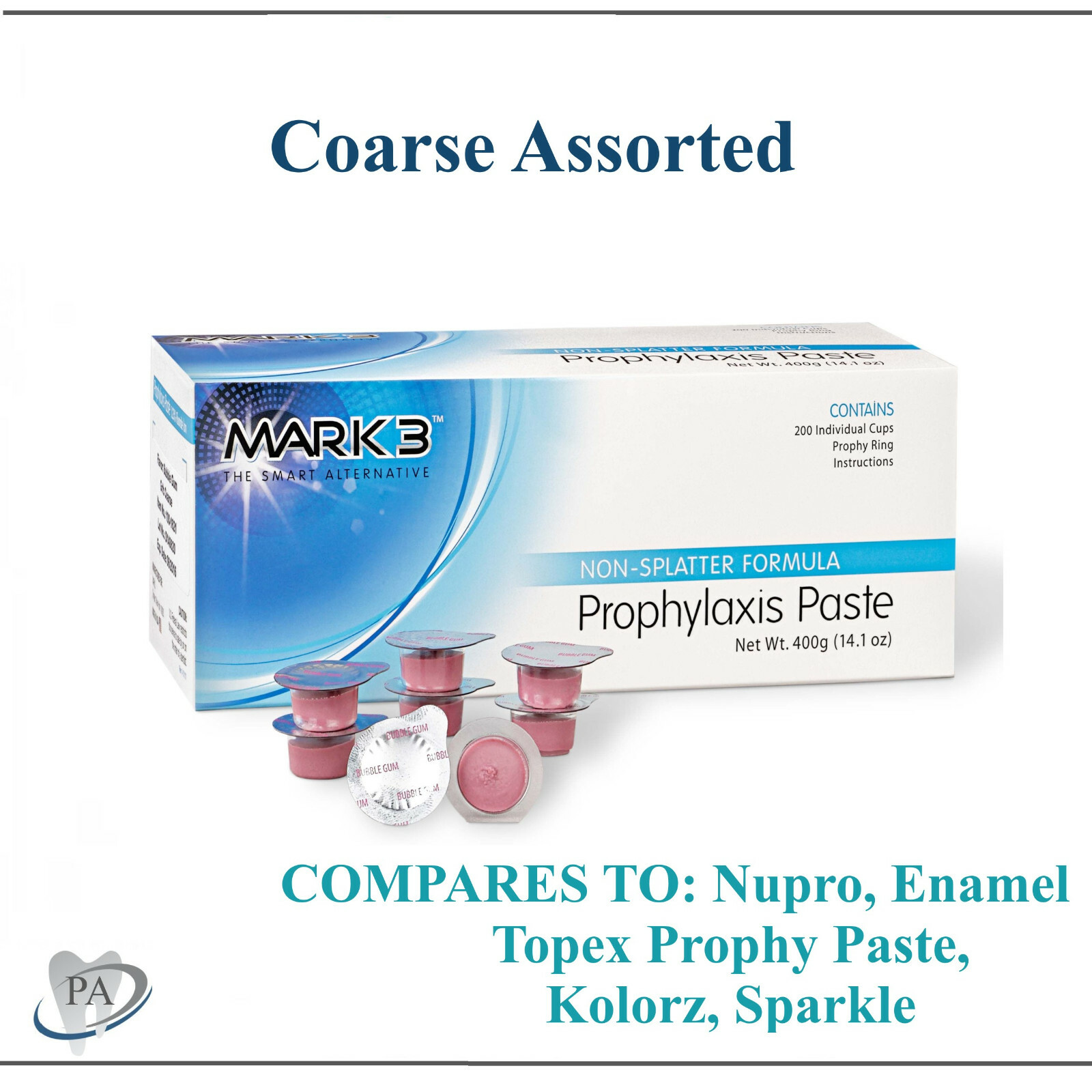 Prophy Paste Dental Prophylaxis Coarse Medium Fine Extra X-Coars up to 2000 cups