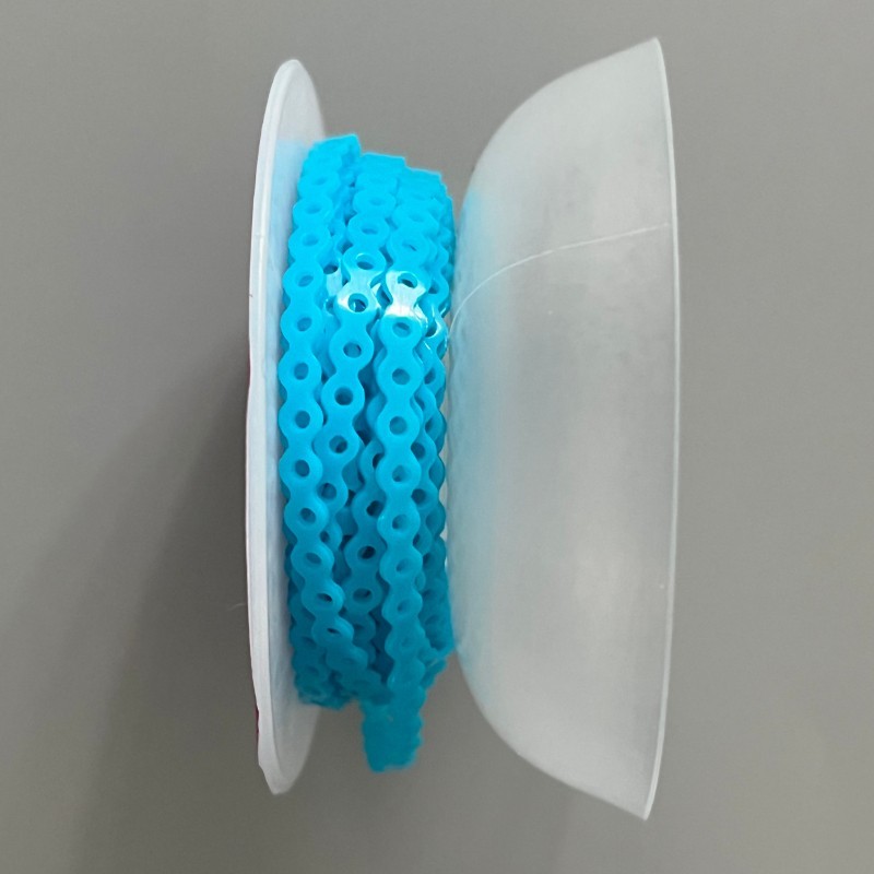 5 Rolls Dental Orthodontic Elastic Rubber Power Chain 5 Color Braces Bands