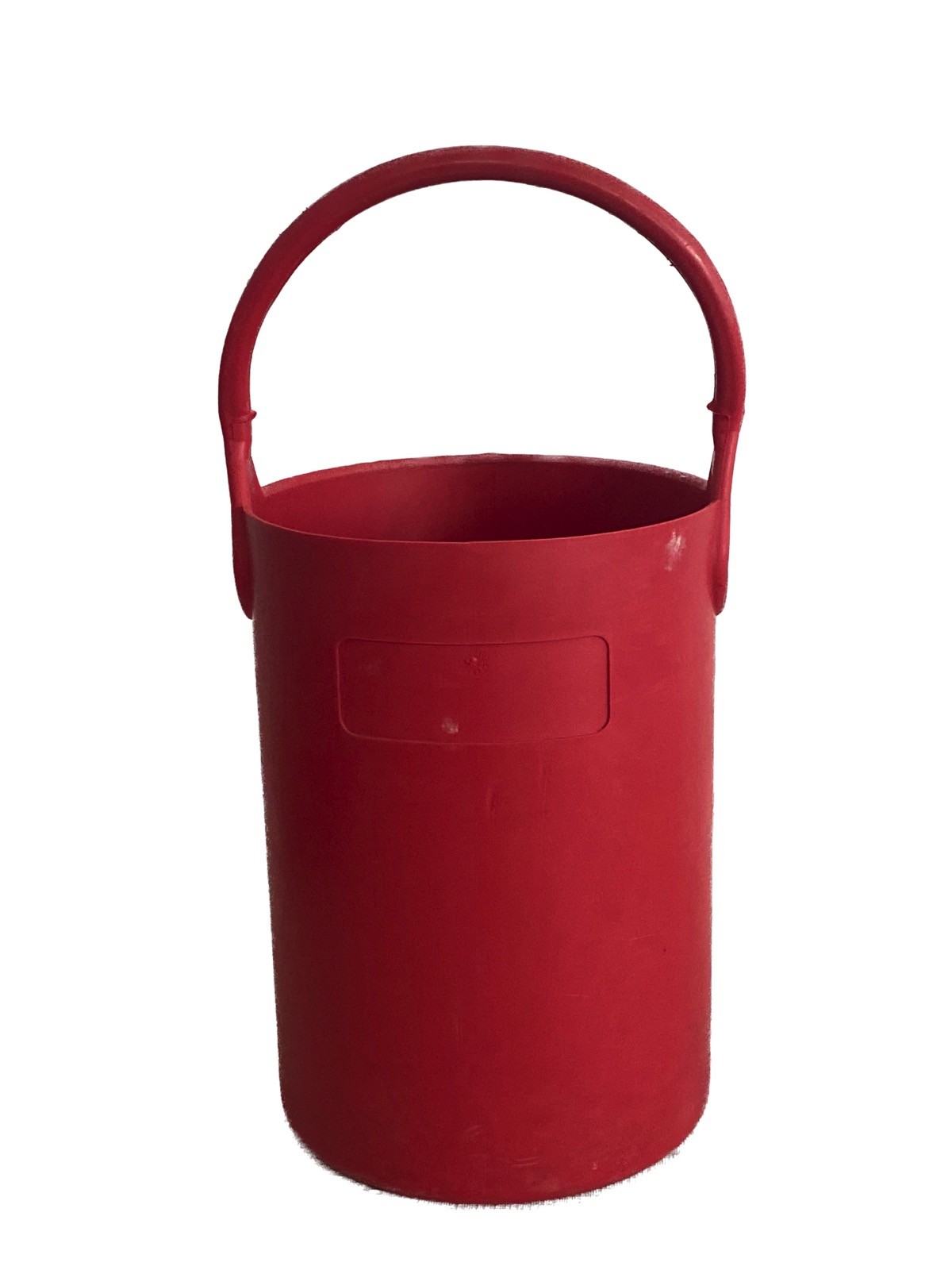 Lab Rubber Safety Carrier Bucket With Handle for 2.5L & 4L Bottles 16” H x 7”OD