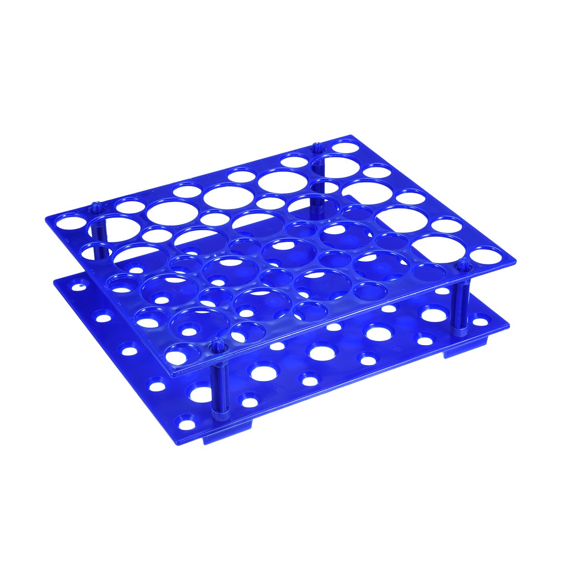 Tube Rack Polypropylene 50-Well Tubes Purple for 0.5ml, 1.5ml, 10ml, 15ml, 50ml