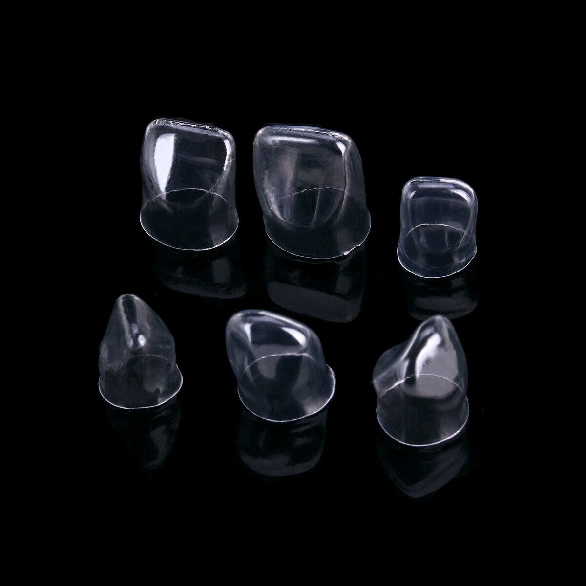64Pcs Dental Anterior Transparent Crowns Deciduous For Adult/Kids Matrix Veneers