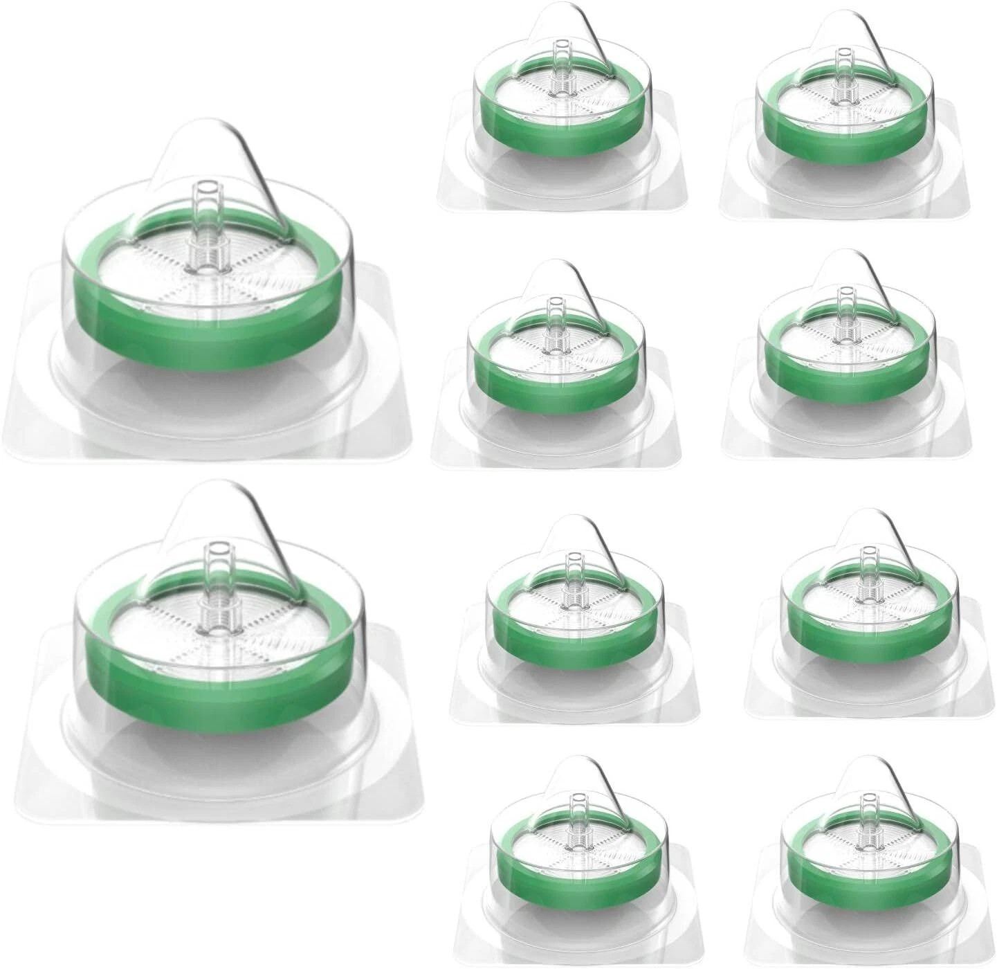 200x2mL HPLC Vials 9mm Screw Caps +50x Sterile PES 0.22μm 33mm Syringe Filters