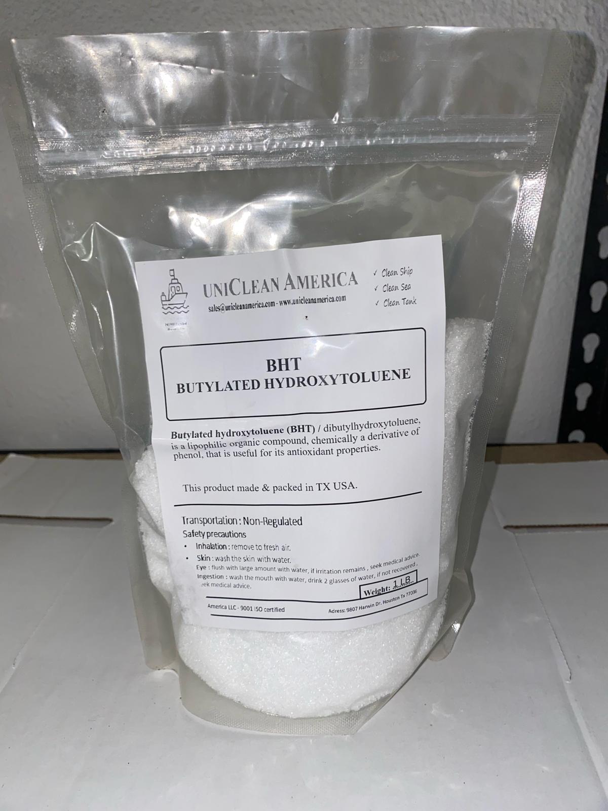 BHT – BUTYLATED HYDROXYTOLUENE – High Purity – for Industrial & Beauty Use