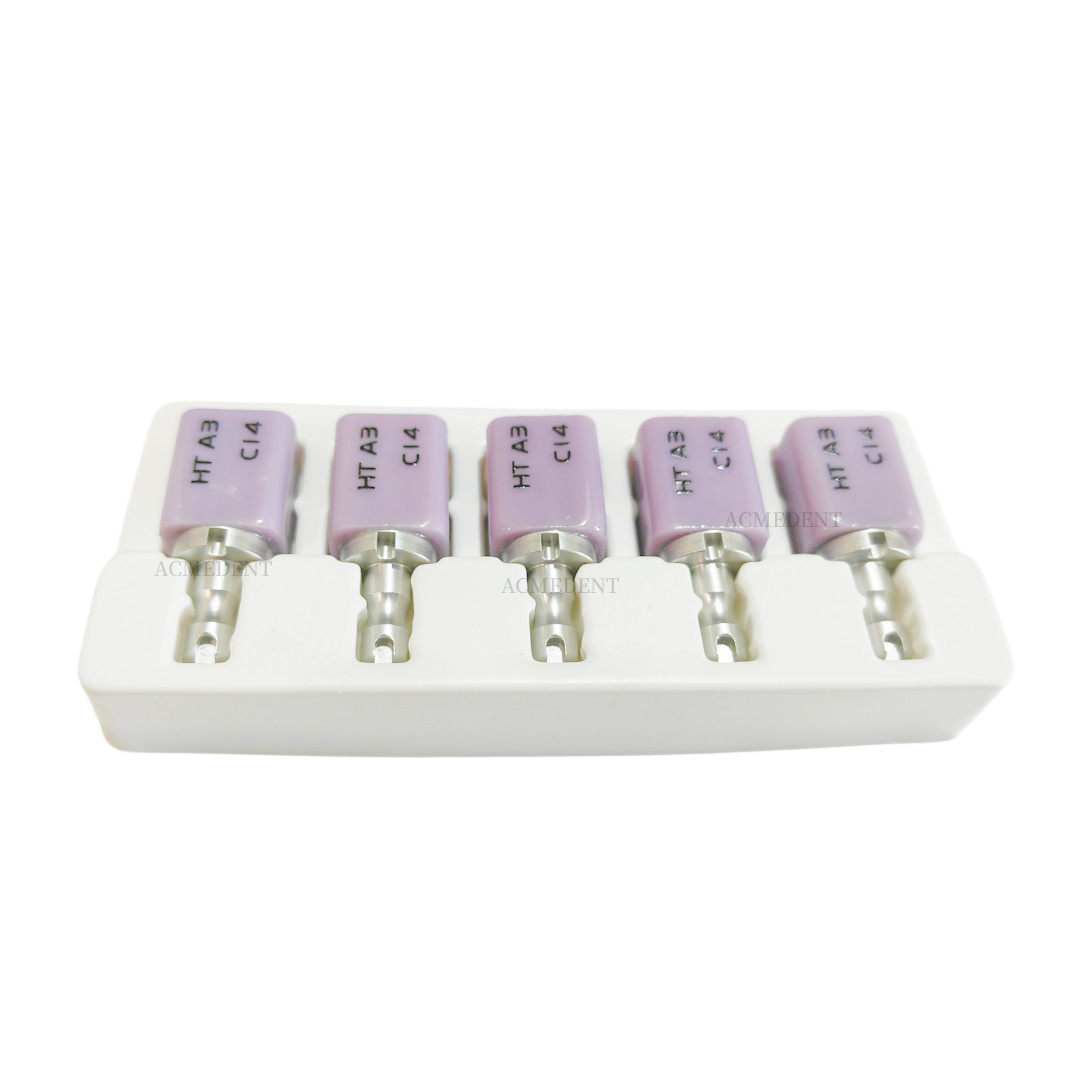 25Pcs Dental CAD CAM C14 Block HT LT Blocks Glass Ceramic Lithium Disilicate