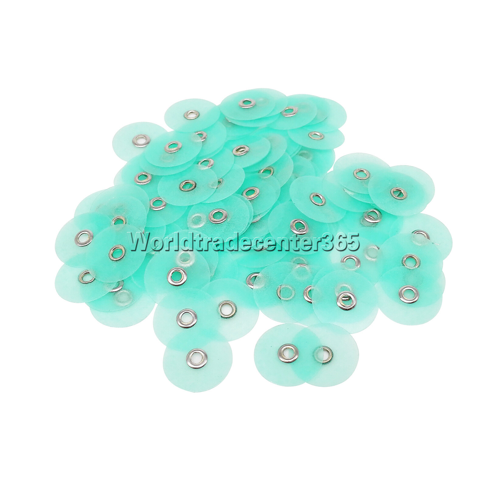 100Pcs Dental Composite Finishing Polishing Discs Coarse Fine Medium 14mm Wheel