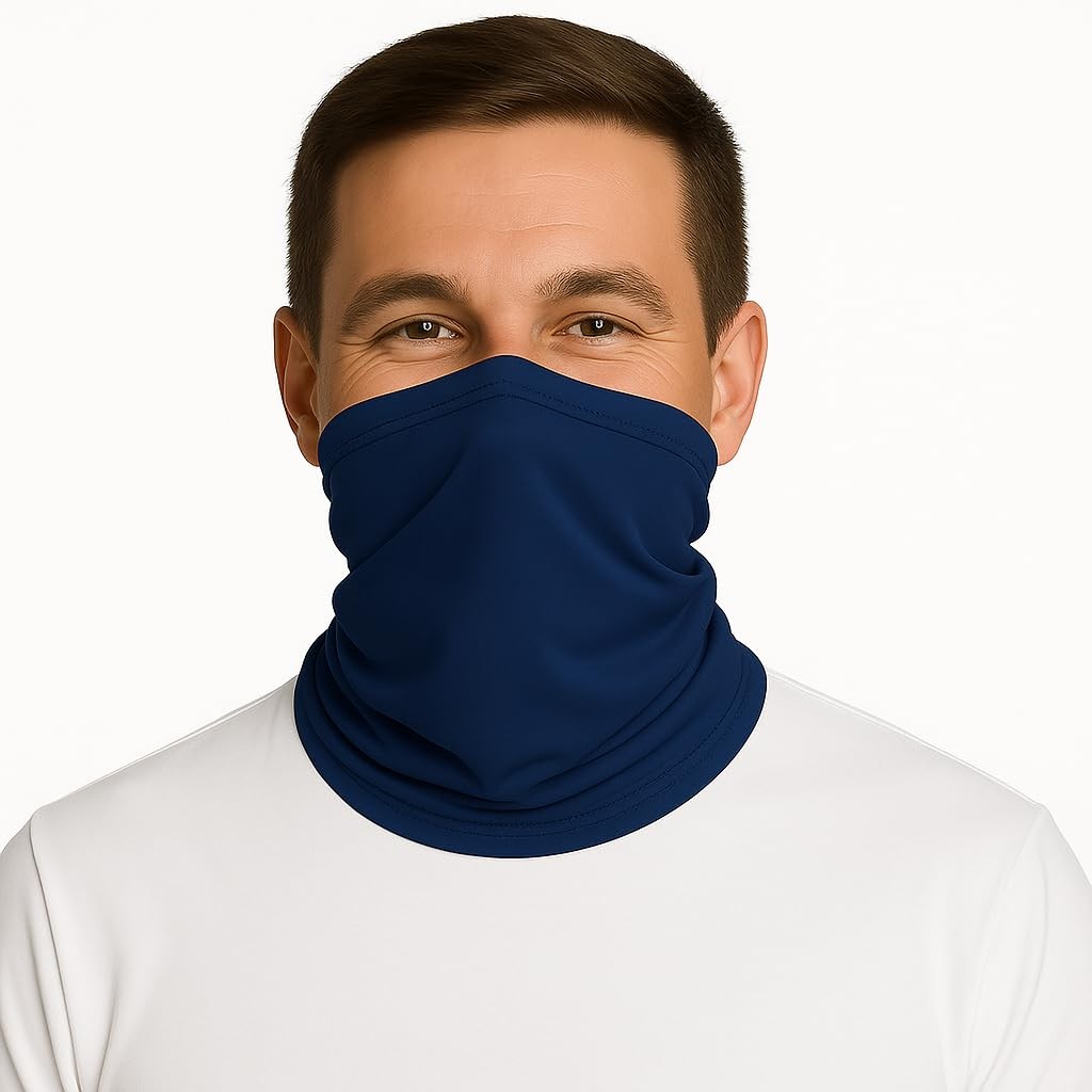 2 Pieces Summer Neck Gaiter Scarf Bandanas Breathable Cooling Balaclava for Men