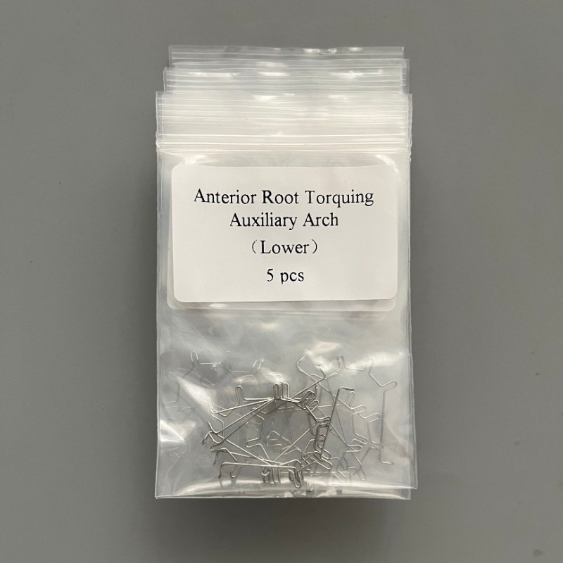Dental Orthodontic Anterior Root Torquing Auxiliary Arch For Lower 5Pcs/Pack