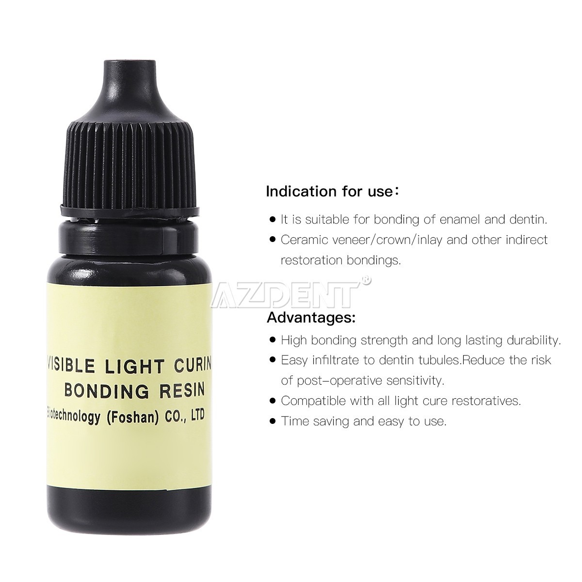 Dentex Dental Cure Light Resin Adhesive Bonding Dentin Enamel 5ml