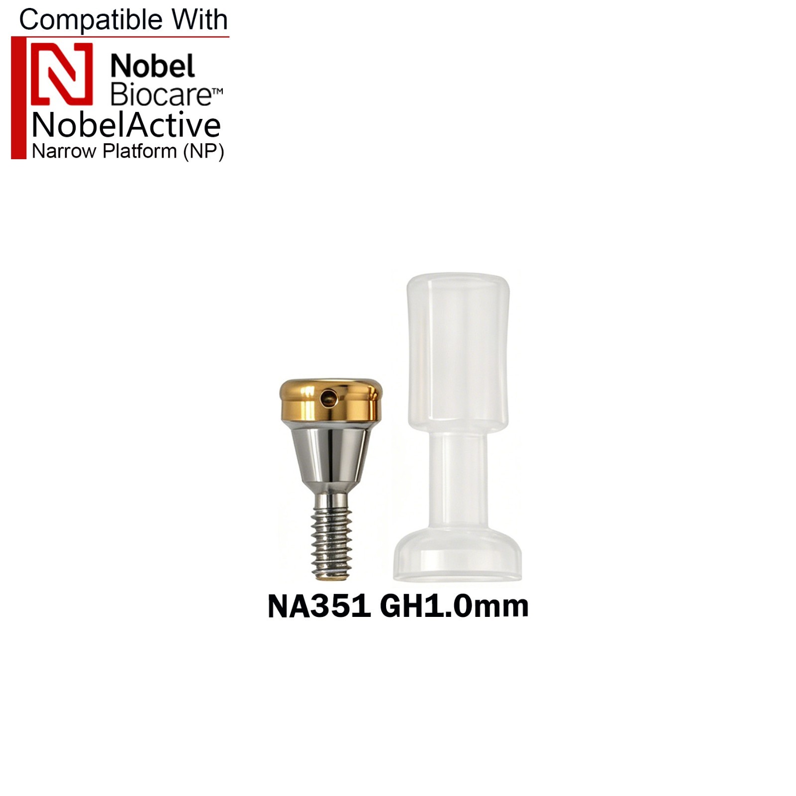 US Dental Locator Abutment for NOBEL NobelActive Conical Connection NP & RP