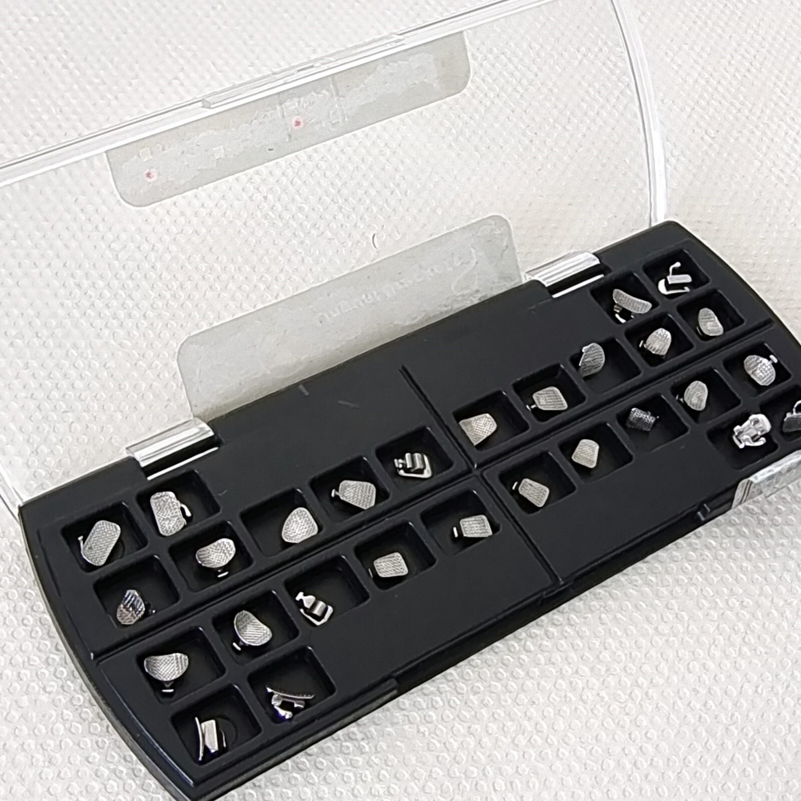 Dental Orthodontic Metal Lingual Brackets Brace Buccal Tubes 28pcs/set