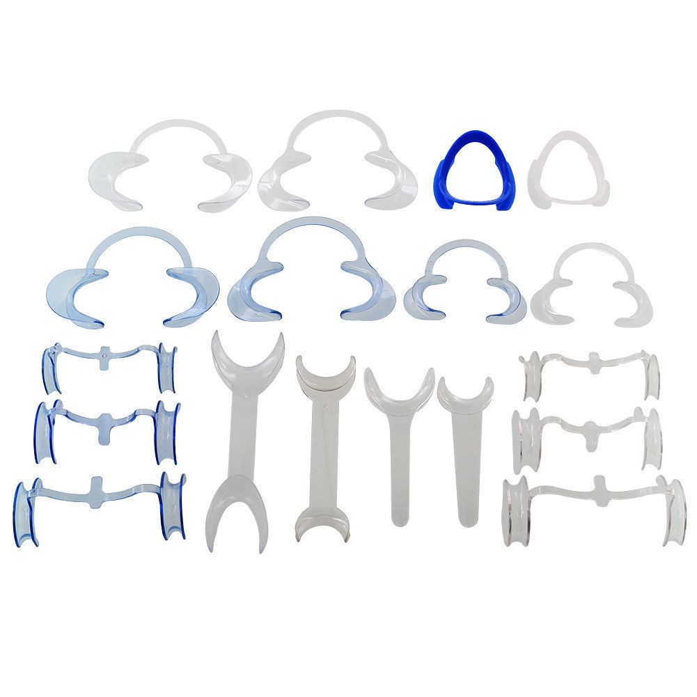 18 Pcs/Set Dental Intraoral Cheek Lips Retractor Mouth Opener All Types W/T/O/C