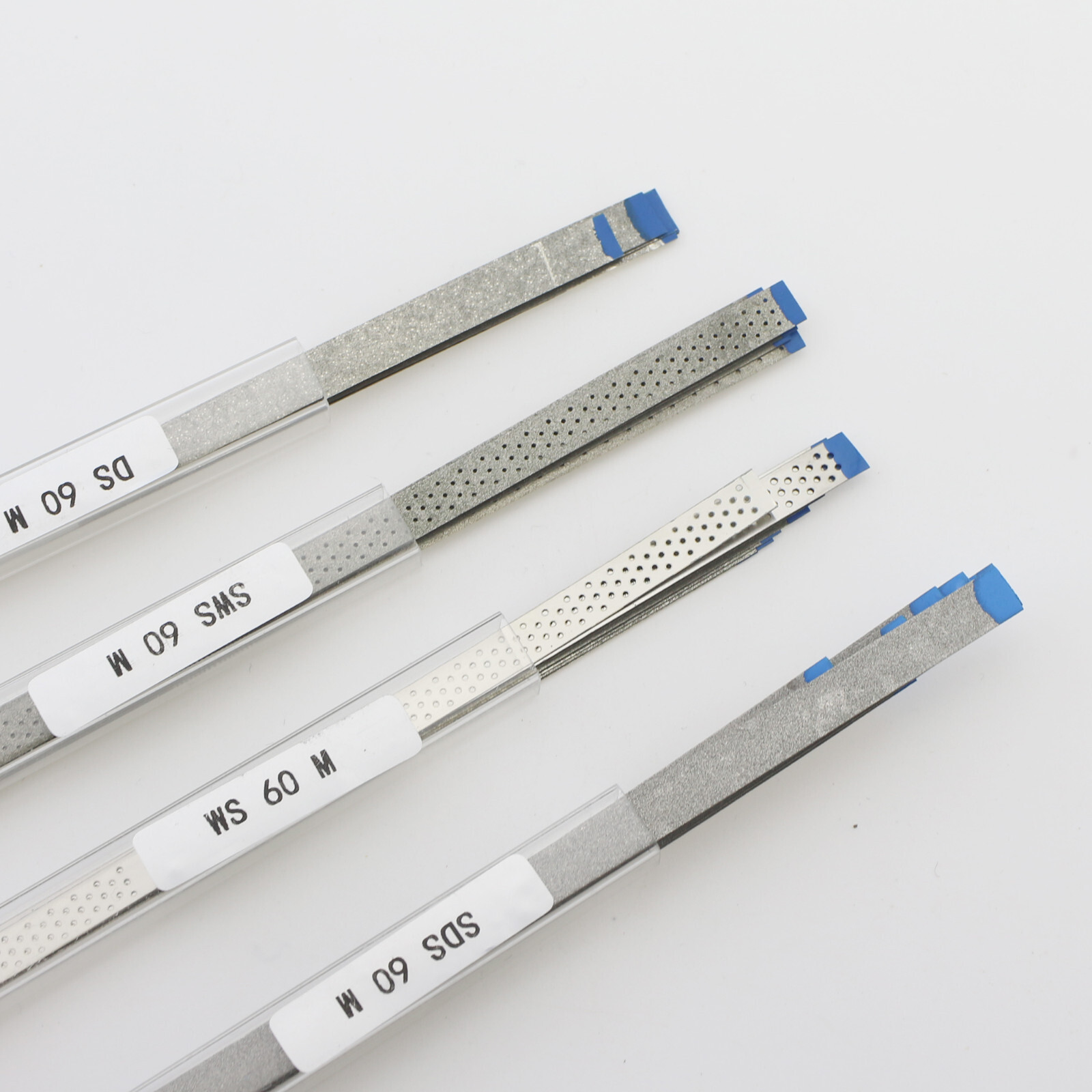 Dental Serrated Diamond Strip Saw IPR Polishing Strip 6mm Perforated Fine Medium