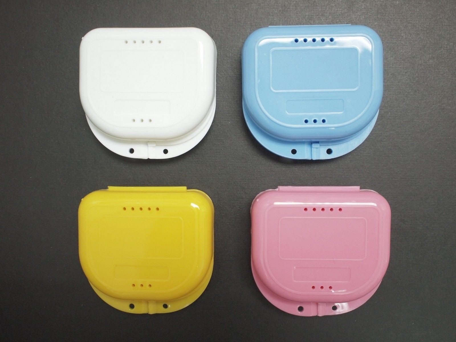 Dental Retainer Boxes Denture Case Mouthguard Containers Box Mouthguard Holder