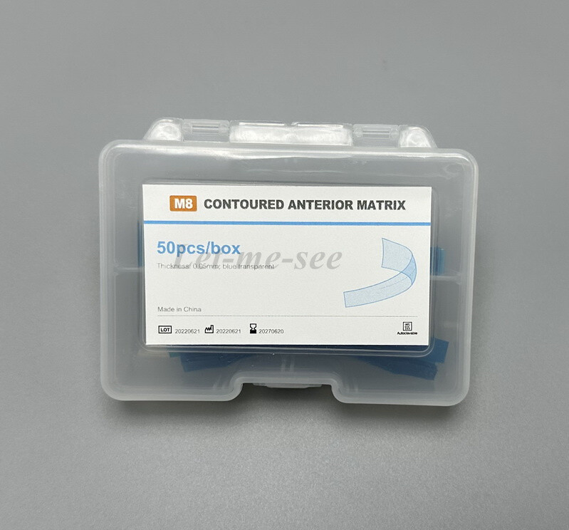Dental Transparent Anterior Polyester Strip Blue Thickness 0.05mm Dental Materia