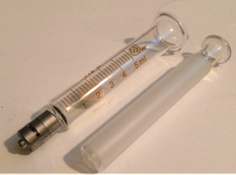 5 mL 10 ml 20 mL 50 mL GLASS SYRINGE LUER LOCK TIP / SLIP TIP DISPENSER NEW USA