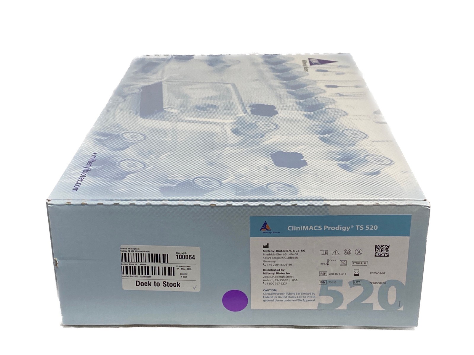 MILTENYI BIOTEC CliniMACS Prodigy TS520 Single-Use Tubing Set 200-073-613