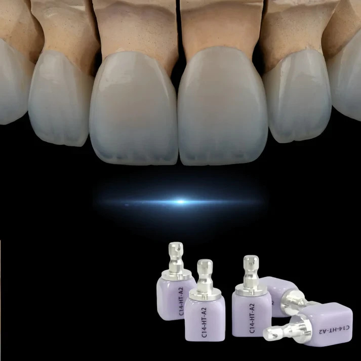 Dental C14 MT Lithium Disilicate Glass Ceramic Blocks A1–BL4 CAD/CAM 5pcs/Box