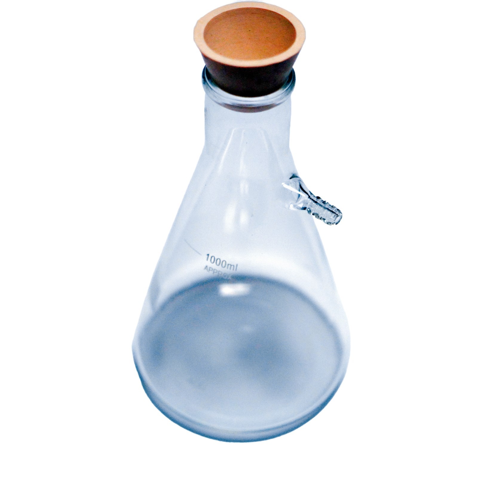 Lab glass Erlenmeyer vacuum filter flask filtering flask 1000 ml – 2000 ml