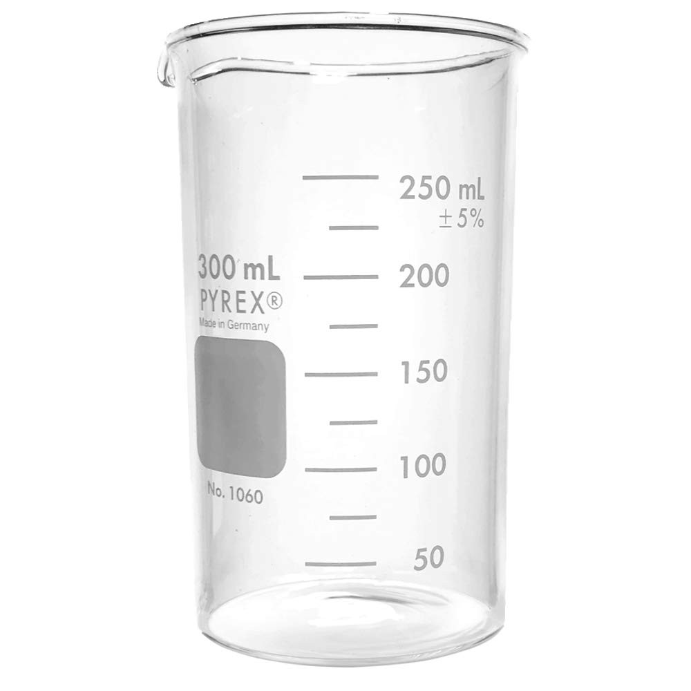 PYREX 1060-300 Berzelius Tall Form Beaker, 300mL
