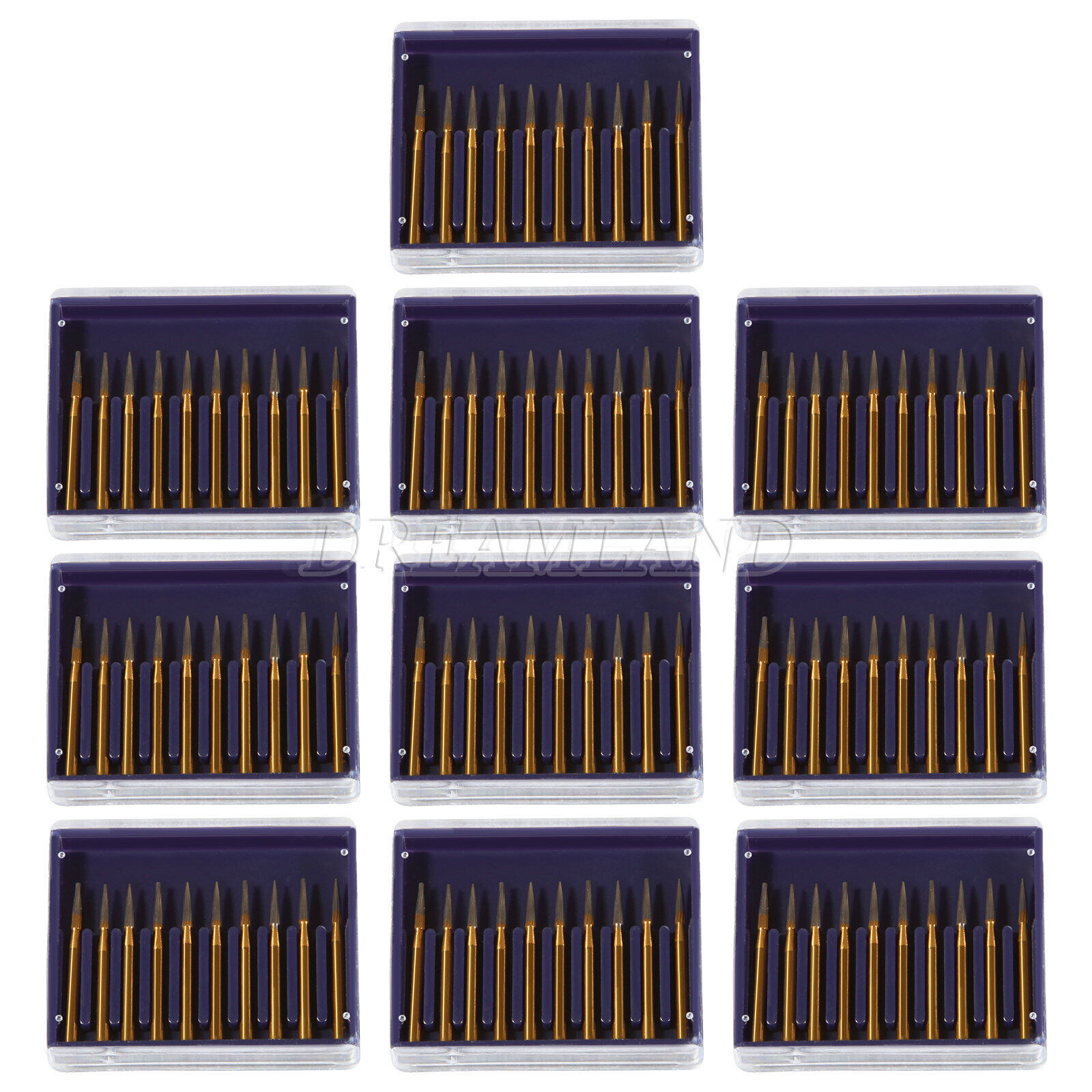TRIMMING & FINISH DENTAL CARBIDE BURS 12 BLADES TF 7901 NEEDLE