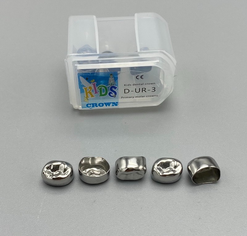 Dental Kids Crown stainless steel Primary Molar Pediatric Crowns Kit 48Sizes USA