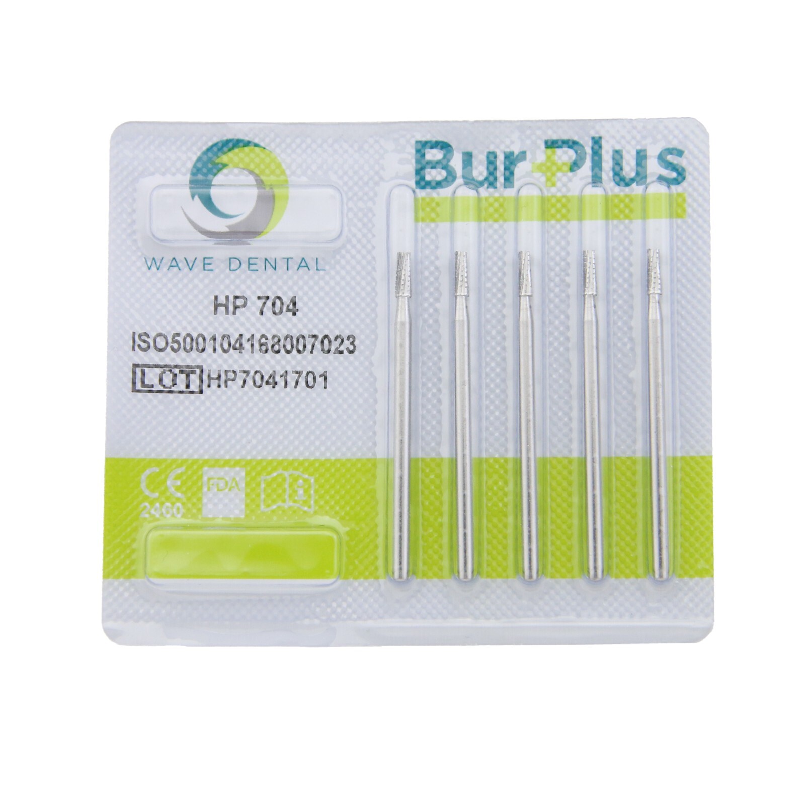 Wave Dental Surgical Straight Handpiece Bur HP Shank 44.5mm Round Taper Fissure