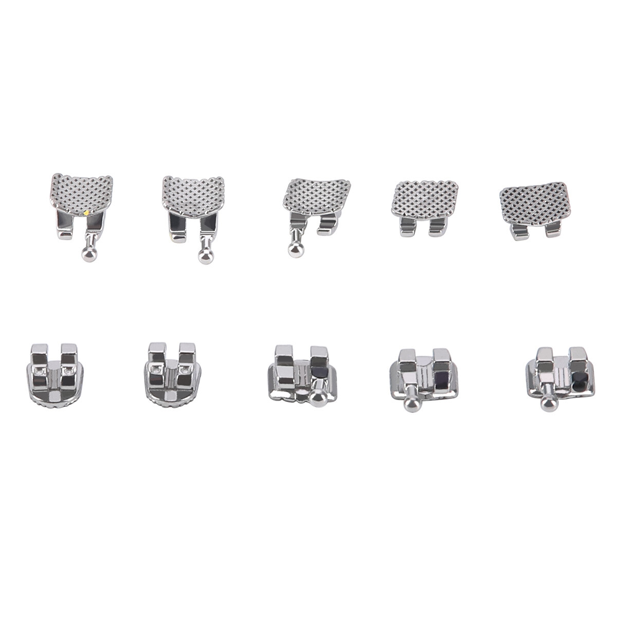 AZDENT Dental Ortho Brackets Braces Monoblock MIM Mini Roth MBT 022 /018 Metal