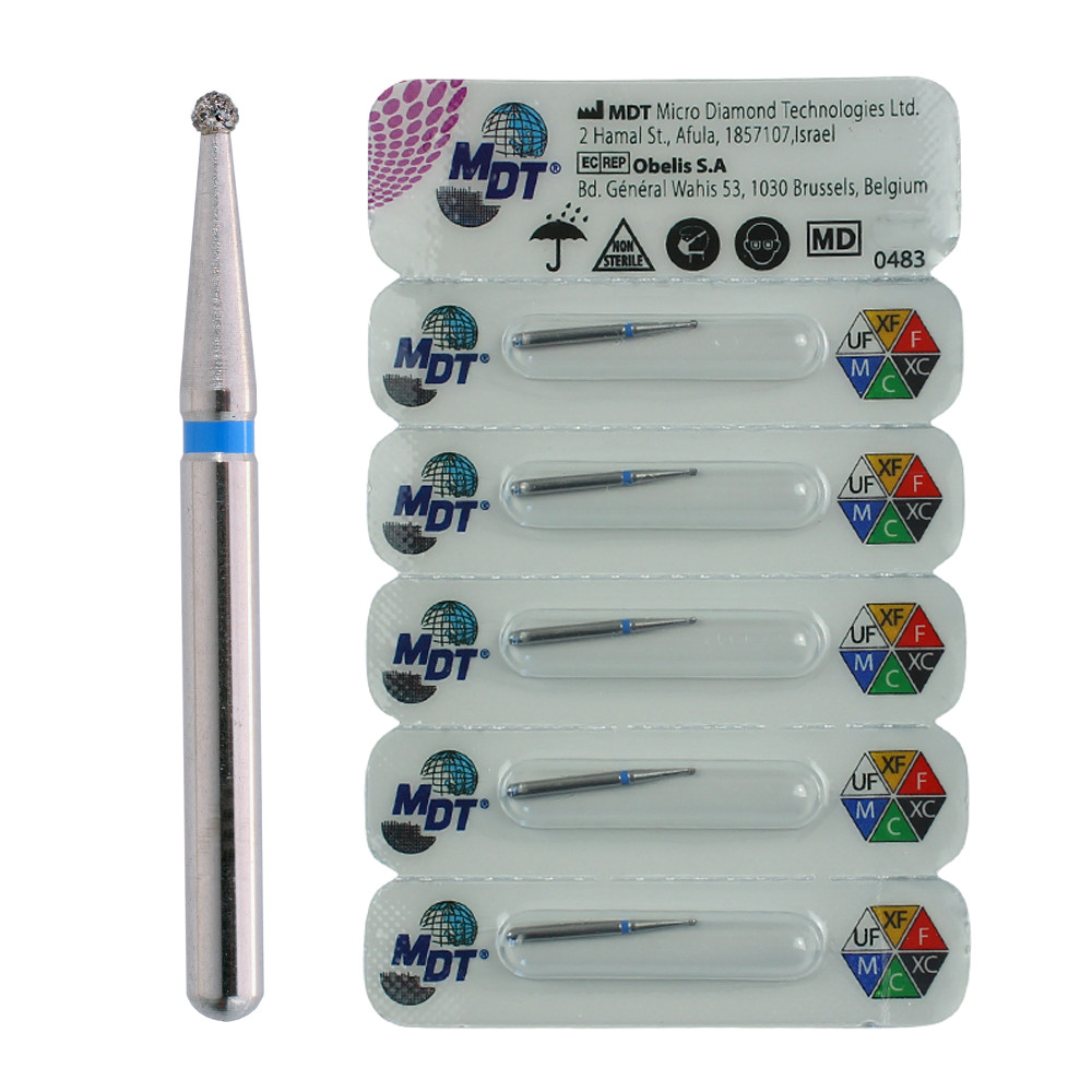 Dental MDT Cavlty Prep 001 FG Diamond Burs Round 001 Safe Shank Triton Bonding