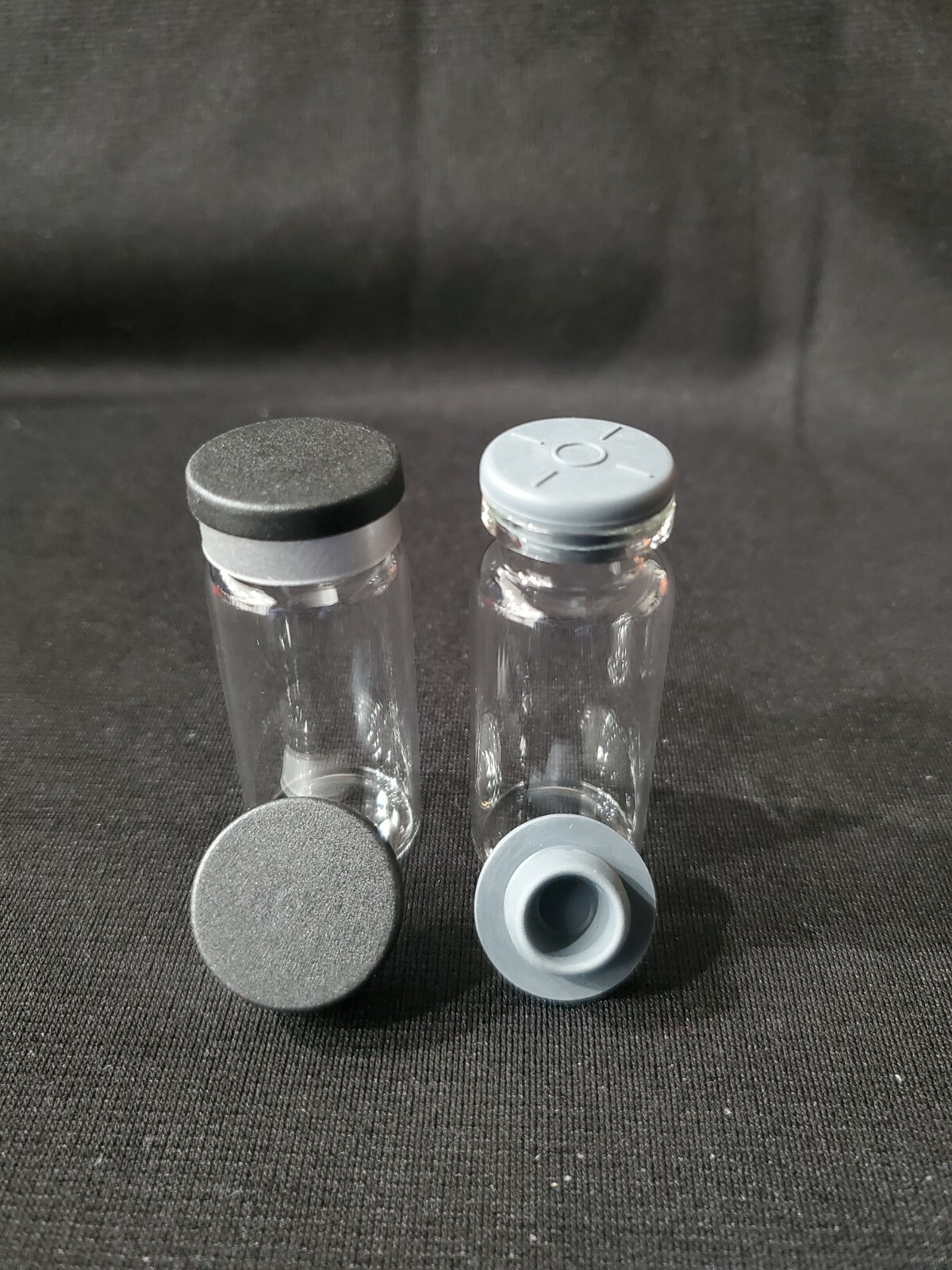 400 PCS 10ml Headspace Vials Clear Glass Bottle 20mm Crimp top Flat Bottom HPLC