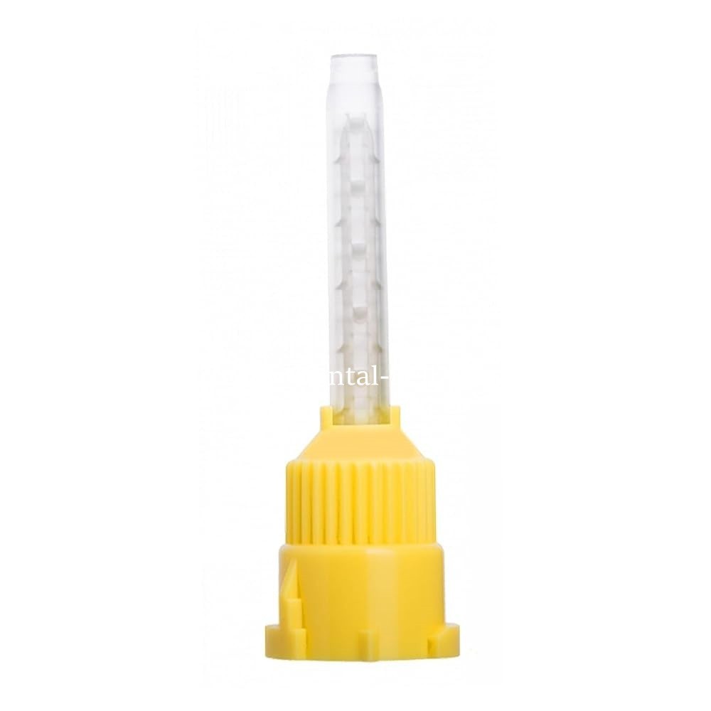 50 Pcs Dental Impression Intraoral Mixing Tips Short 5CM Yellow 1:1 USA
