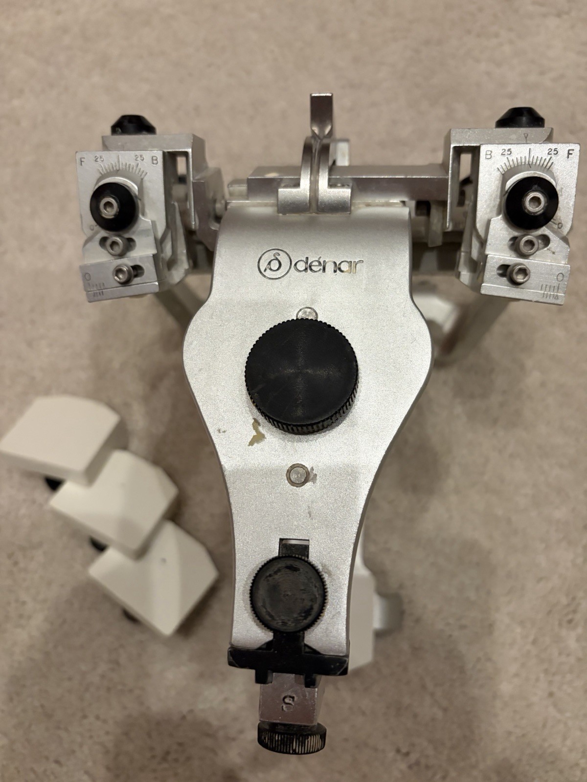 Denar Dental Articulator with Facebow & other accessories and carrying case