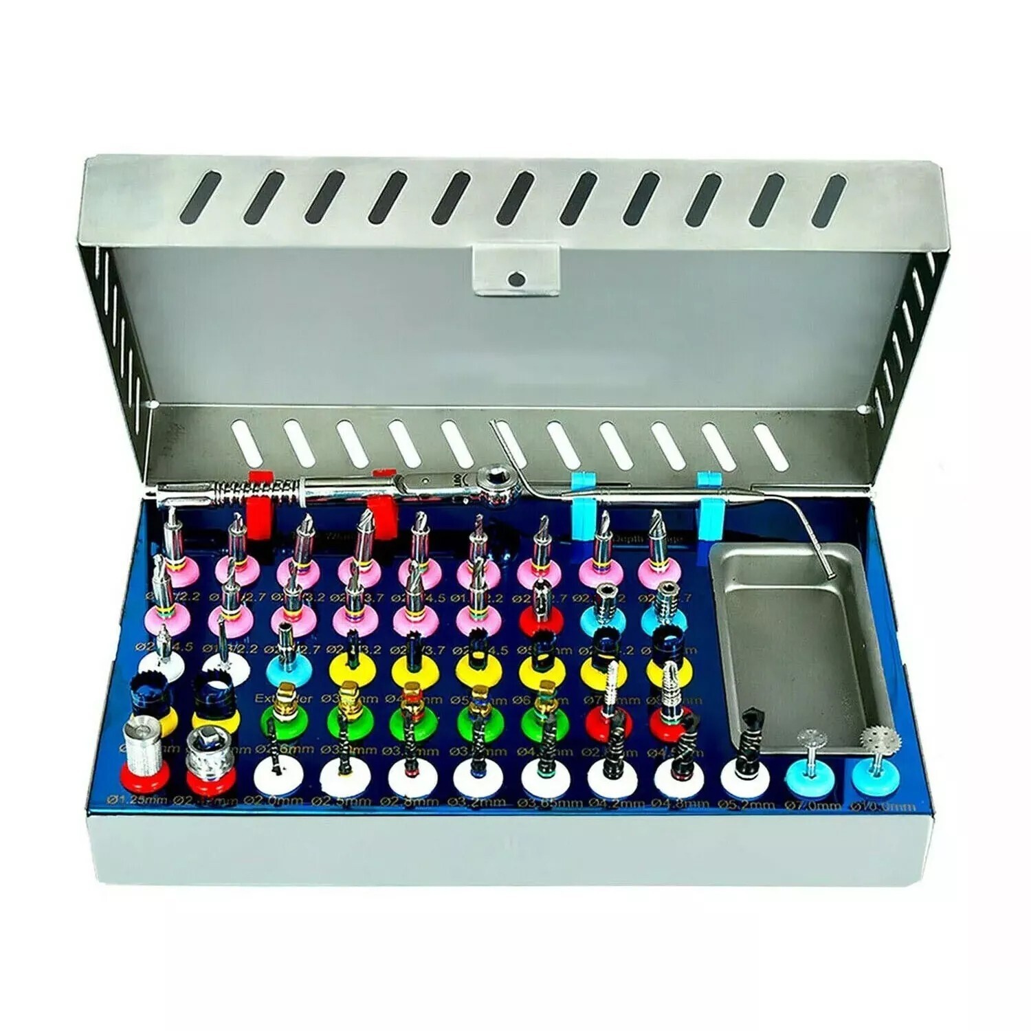 50 pieces Dental Implant Universal Kit Bone Expander Compression Conical Drills