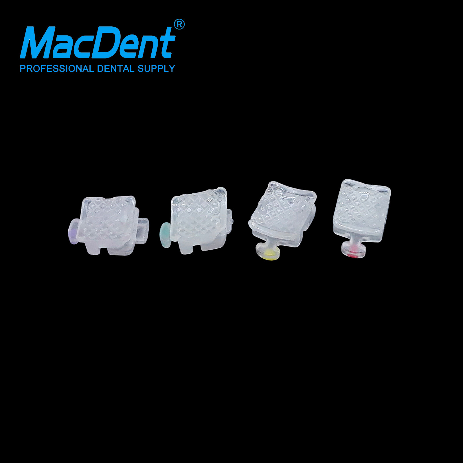 Orthodontic Self Ligating Brackets Ceramic Sapphire brace RothMBT 022”3/345Hook