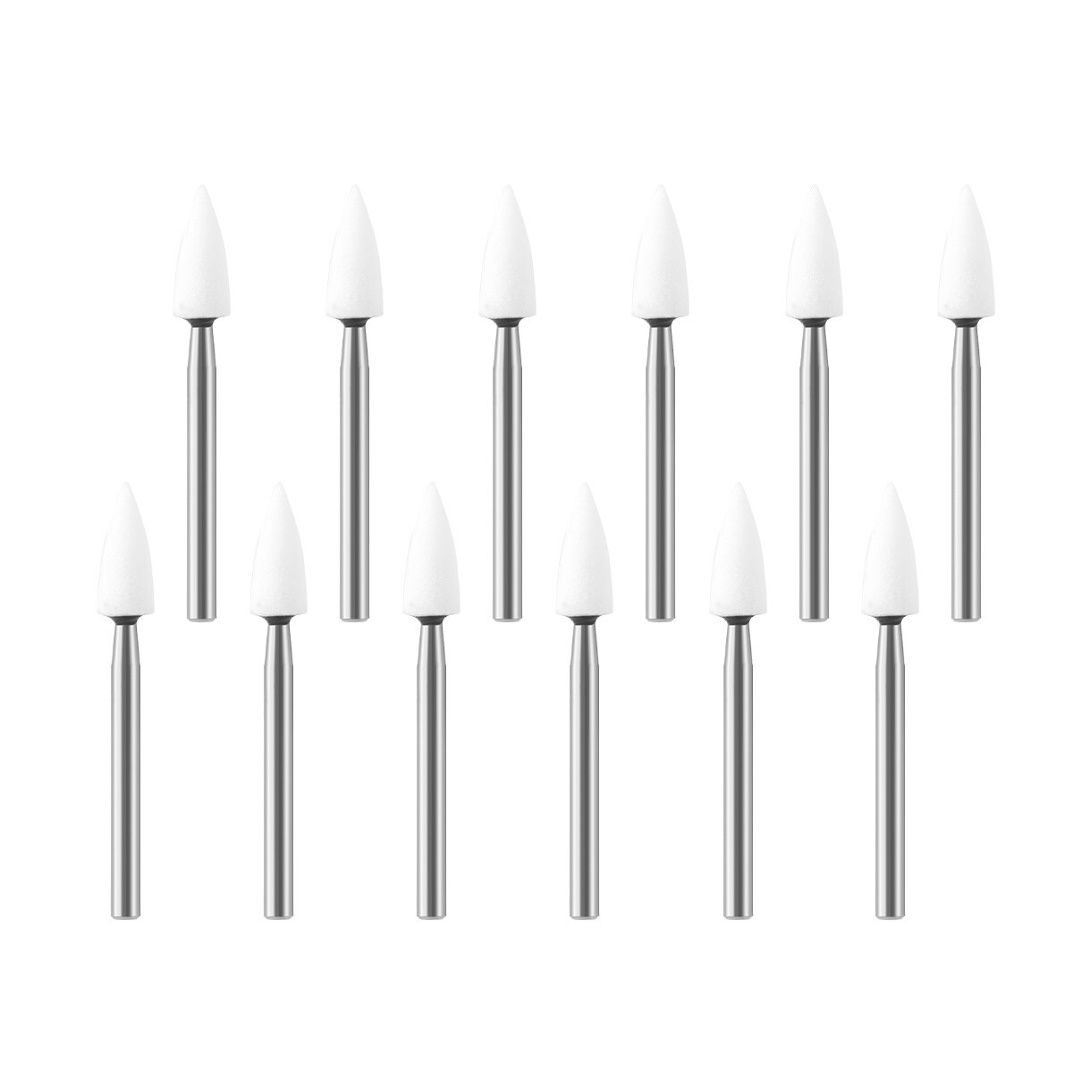 Dental Polishing Burs Porcelain Resin FG Burs Coarse / Fine White/Green Stone