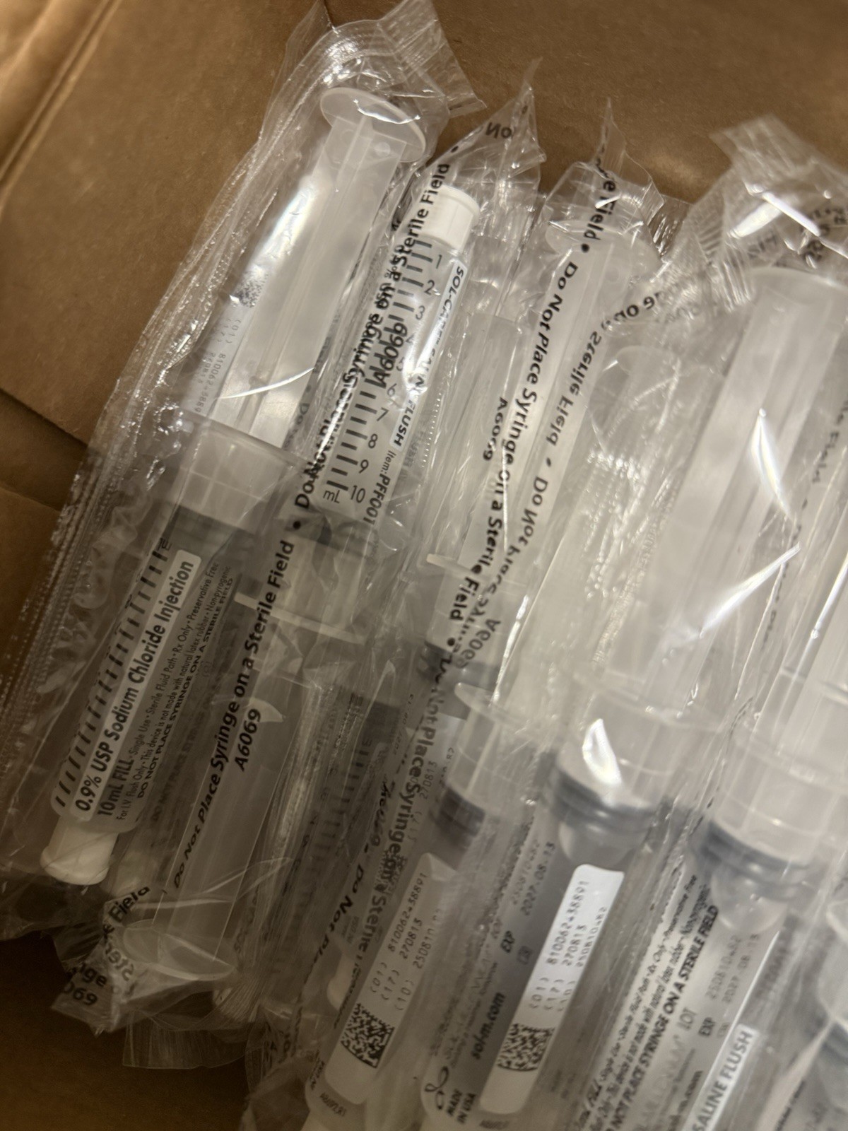 Sterile 0.9% Saline Applicator 10 mL – Individually Wrapped – 30 Pack – Exp 2028