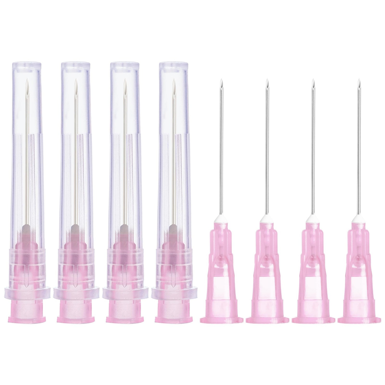 100 Pack 18G 1″ Luer Lock Dispensing Needles for Lab & Industrial Use