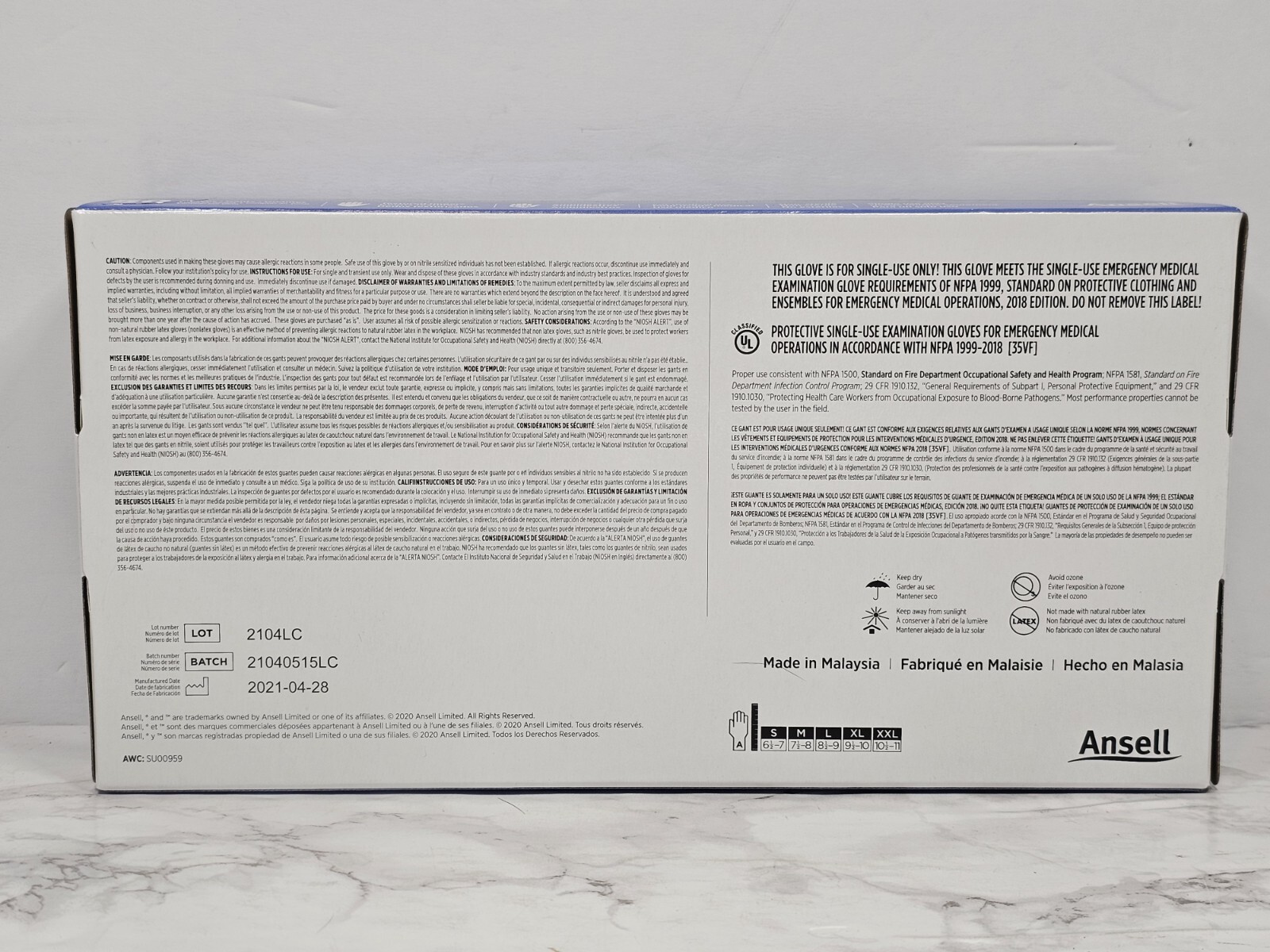 MICROFLEX Supreno EC, Size Small – Powder-Free Nitrile Gloves SEC-375 – 50CT